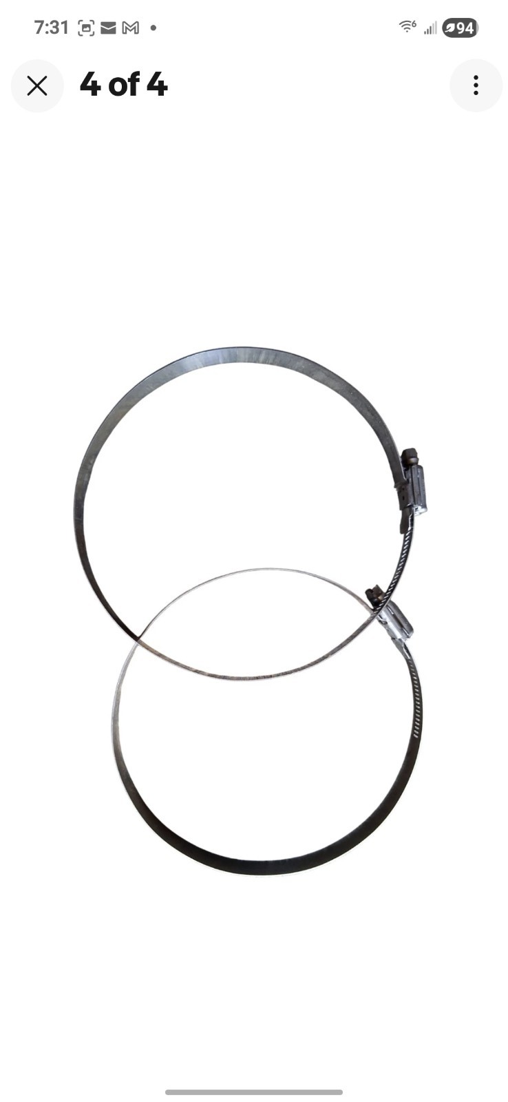 Breeze 6 ¼” – 7 ⅛” (159 – 181 mm) SST Worm Hose Clamp – 23-09322-600