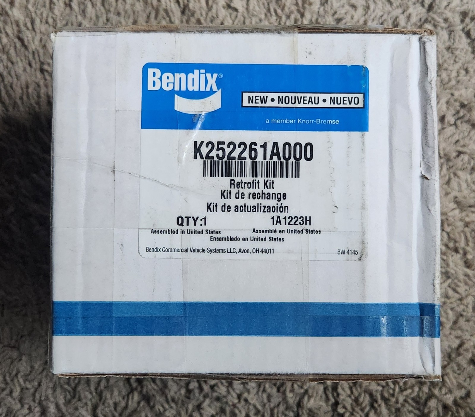 Bendix K252261A000 Retrofitting Kit K207764 K041738 K159295