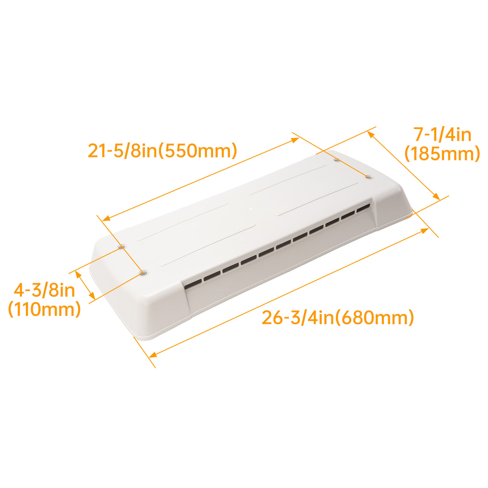 For Truck RV Camper Refrigerator Vent Lid #65528 For Dometic Refrigerator Vent