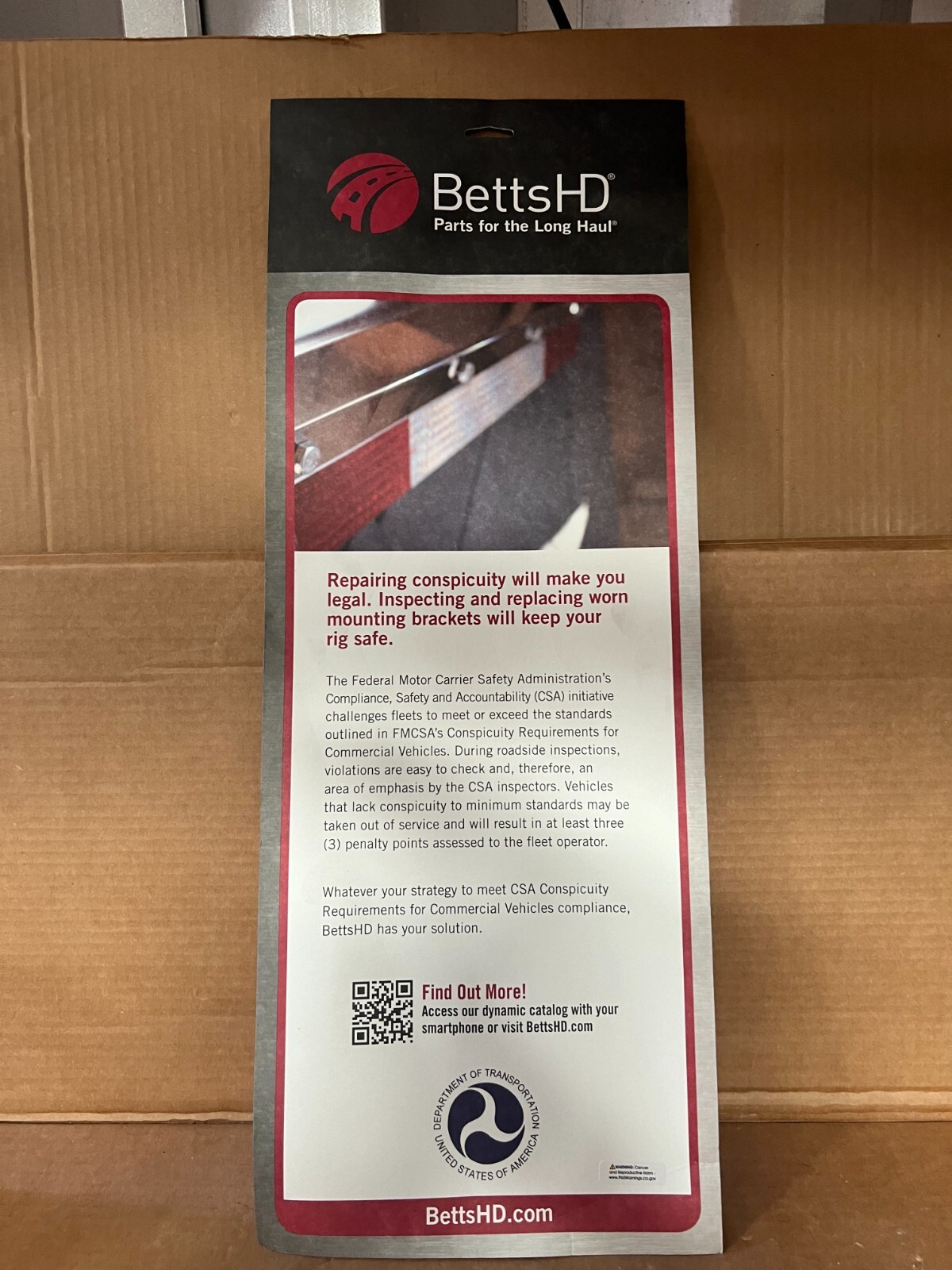 Betts HD RT35 Reflective Tape Strips Flap RT35