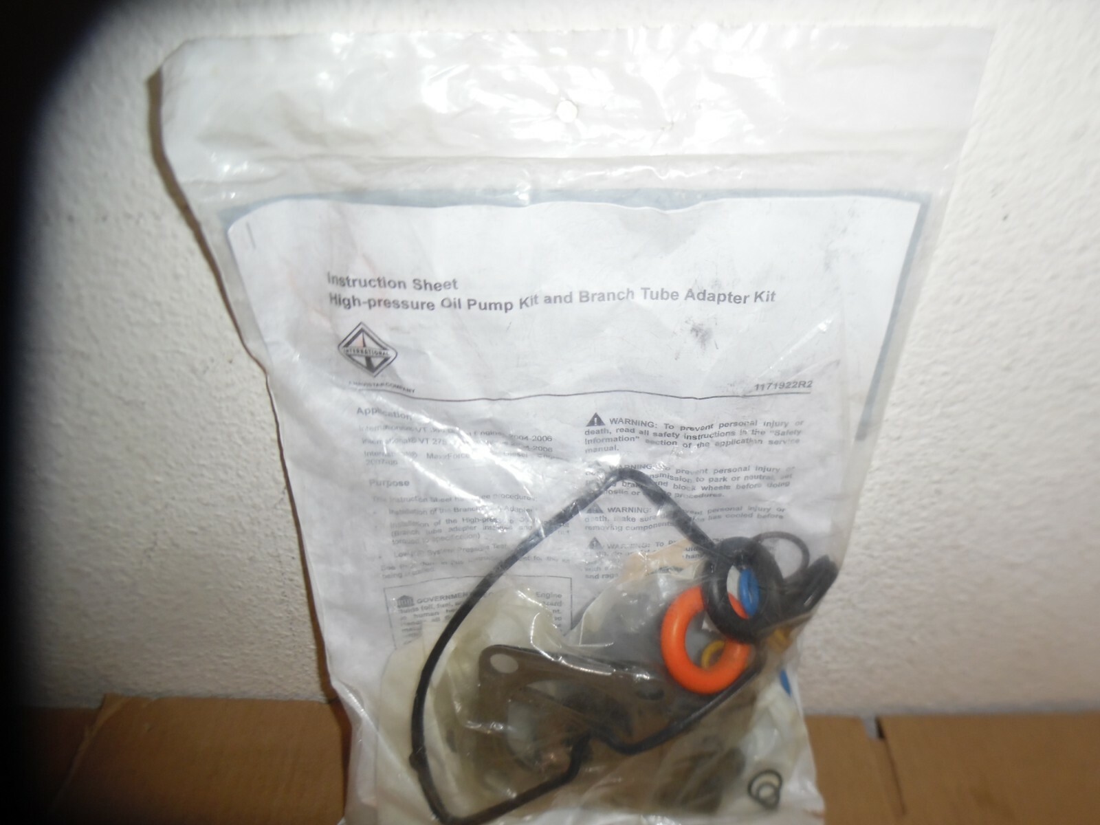 International 1879930C92 HIGH PRESSURE OIL PUMP O-RING KIT **Fast Shipping