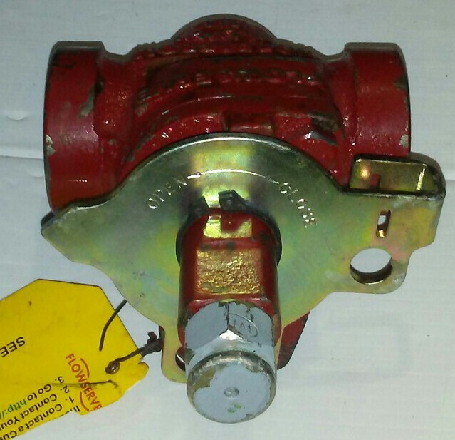 FLOWSERVE/NORDSTROM B142 3/4″ IRON PLUG VALVE, 200 CWP, NEW, FREE SHIPPING