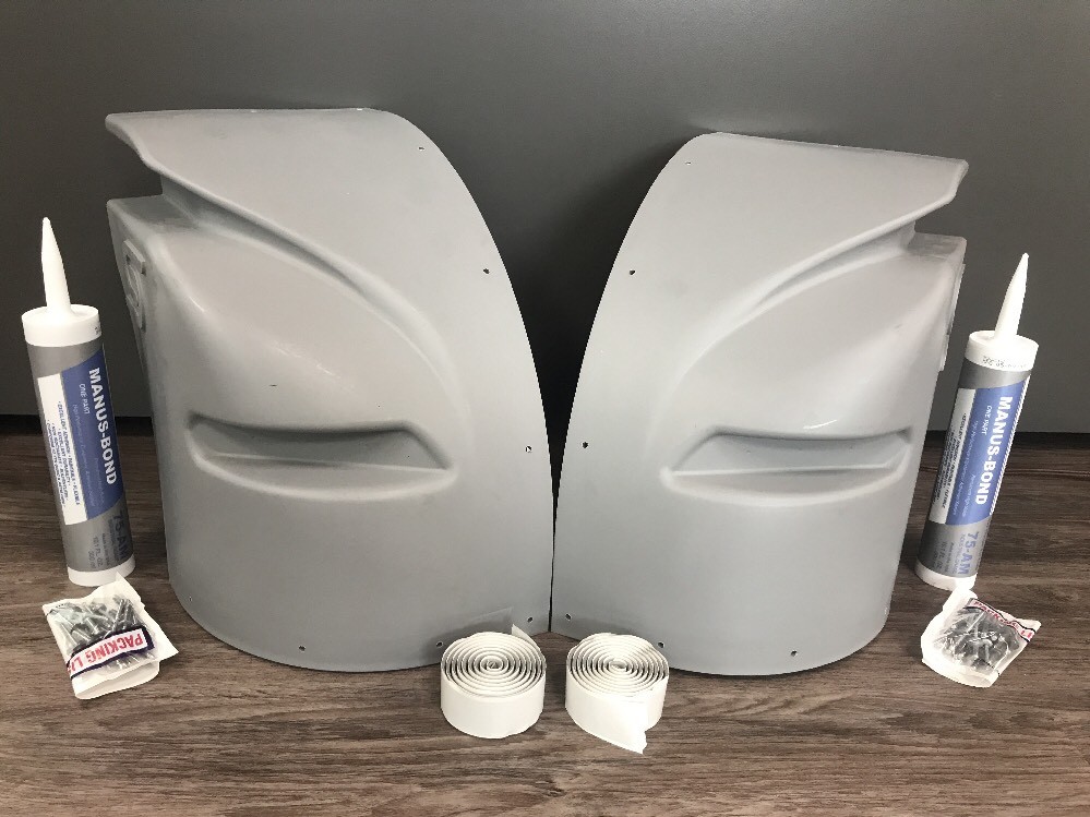 Supreme Truck Body Style Complete Corner Cap Kit for 2018 + Unit Models – OEM