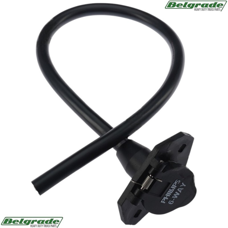 Phillips Genuine 16-600 Socket/Harness 6-Way Molded STA-DRY – Light Duty