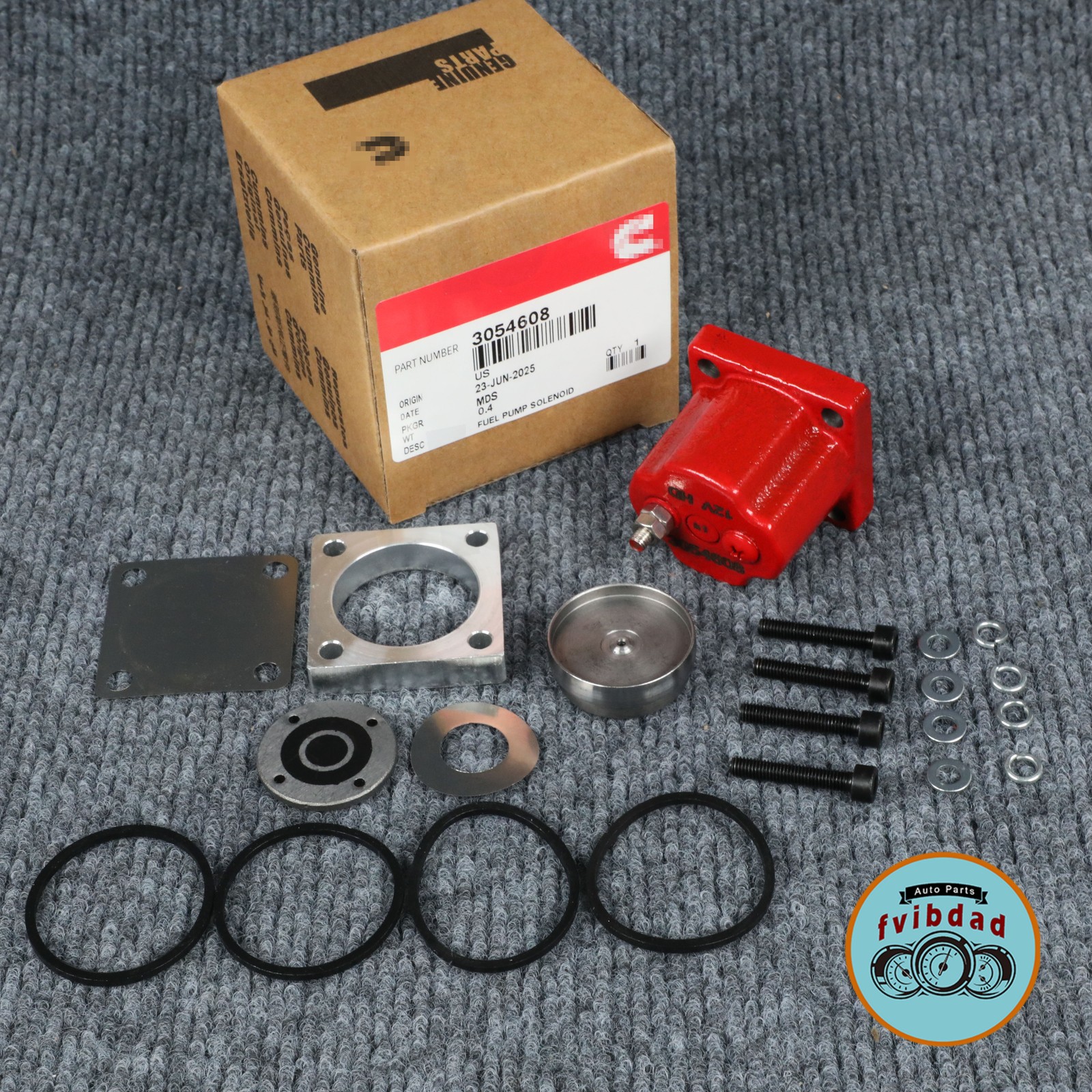New 180204 Fuel Shutoff Valve 3054608 209940 Fits For Cummins N14 PAI Solenoid