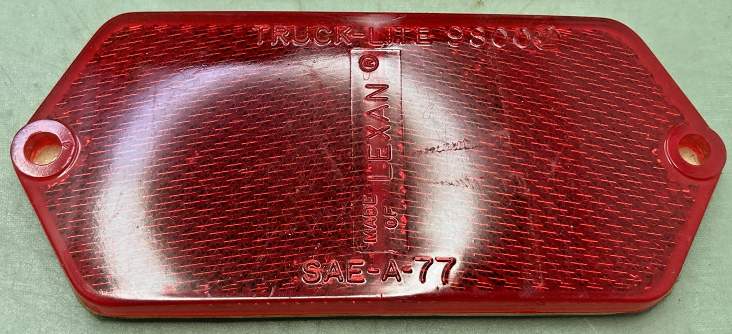 New Genuine Truck-Lite 98002 Red Reflective Light Cover