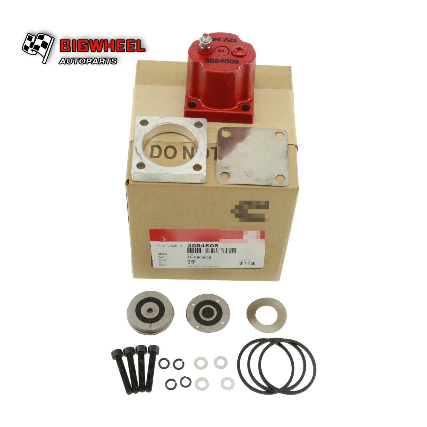 US 180204 209940 3054608 NEW OEM Fuel Shutoff Valve Set for Cummins N14 Solenoid
