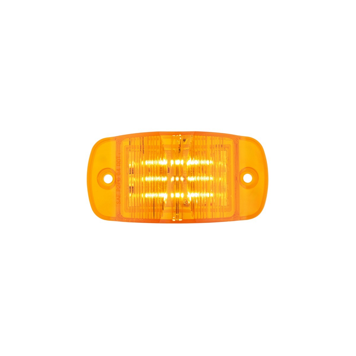 United Pacific 39904B 14 LED Rectangular Light (Clearance/Marker) Amber /Amber