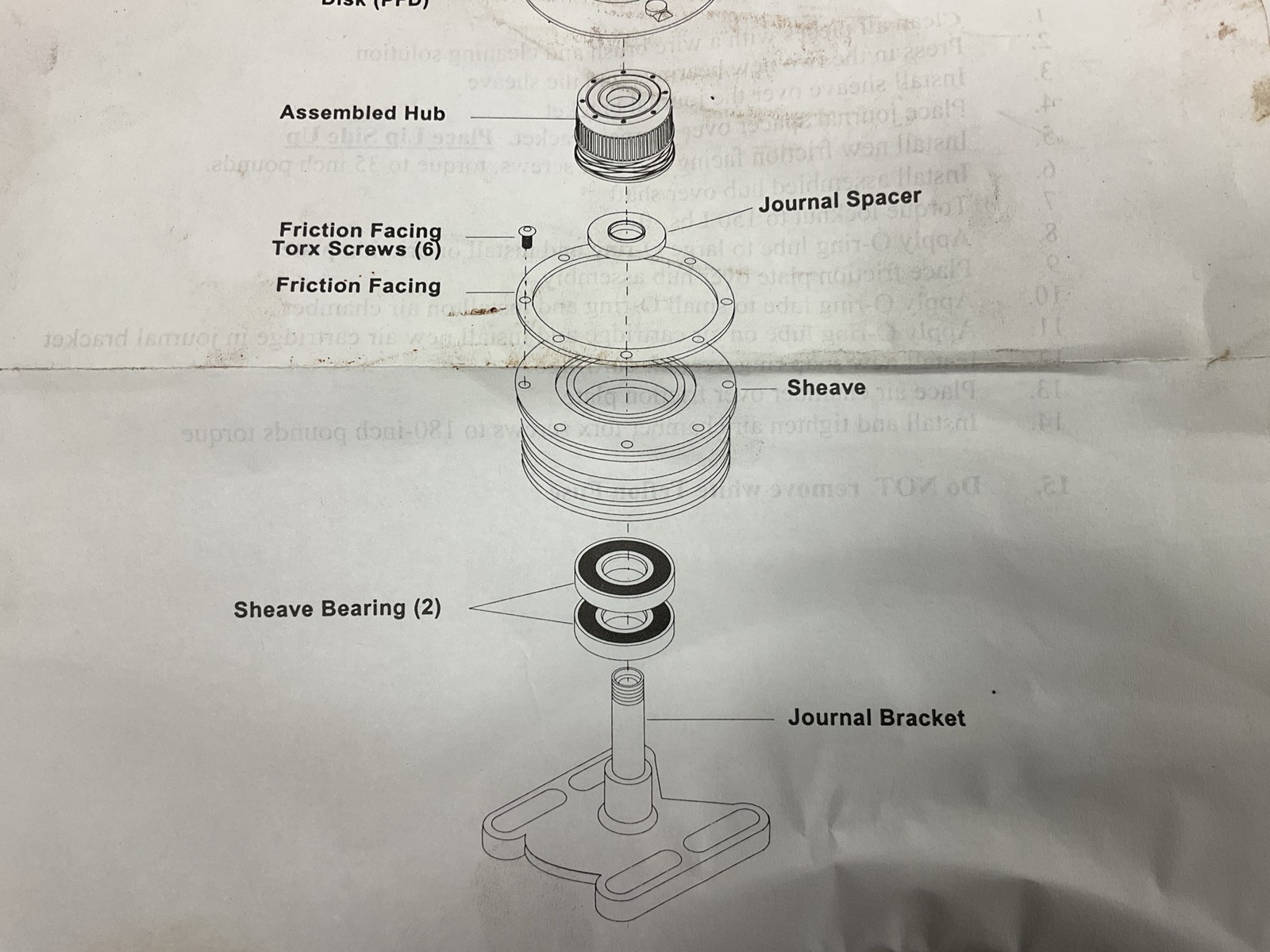Missing All Hardware Haldex RF994307 Fan Clutch Repair Kit For CAT 3406 RF790005
