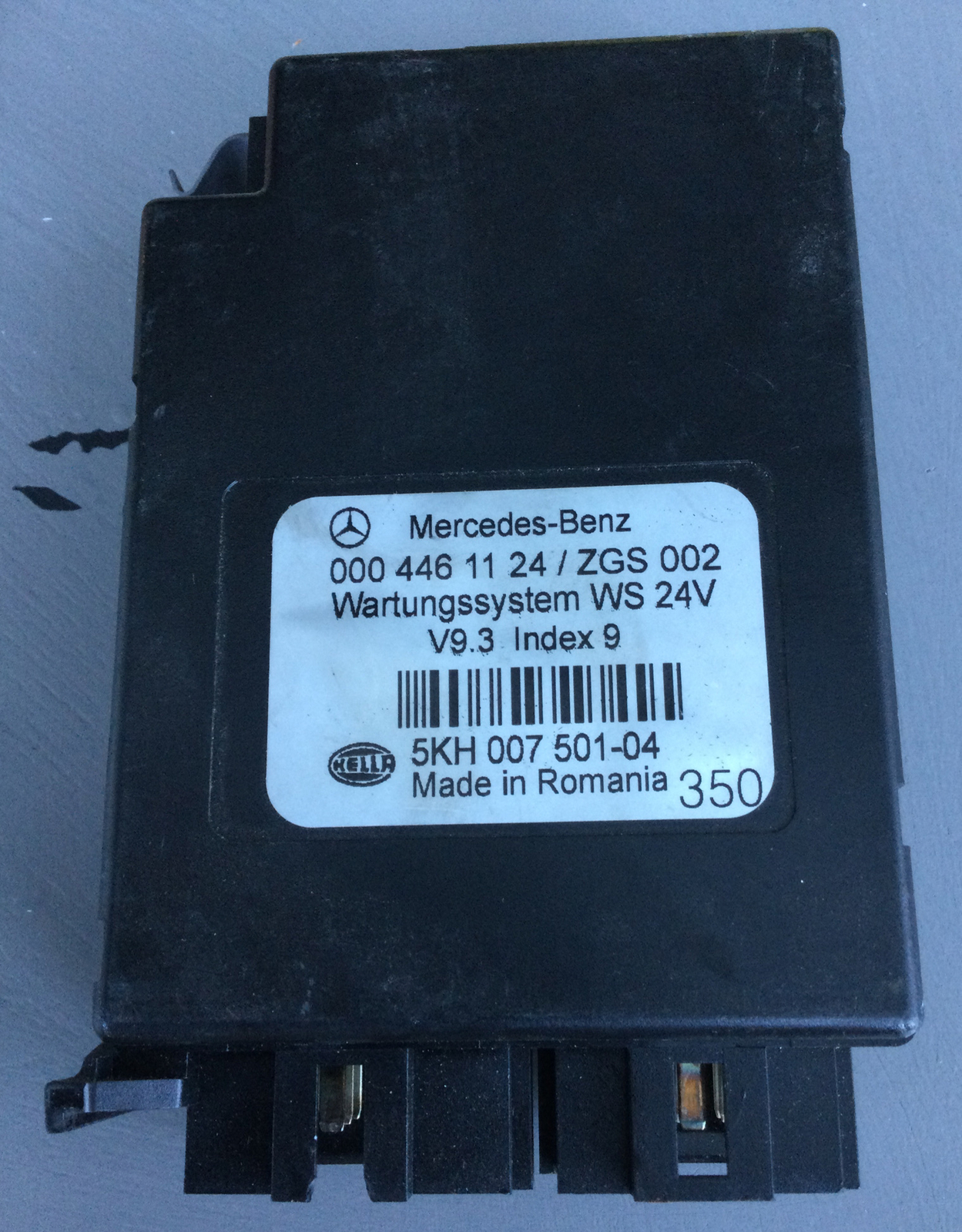Mercedes Benz Electronic Control Module 0004461124 / ZGS 002 Uk Seller