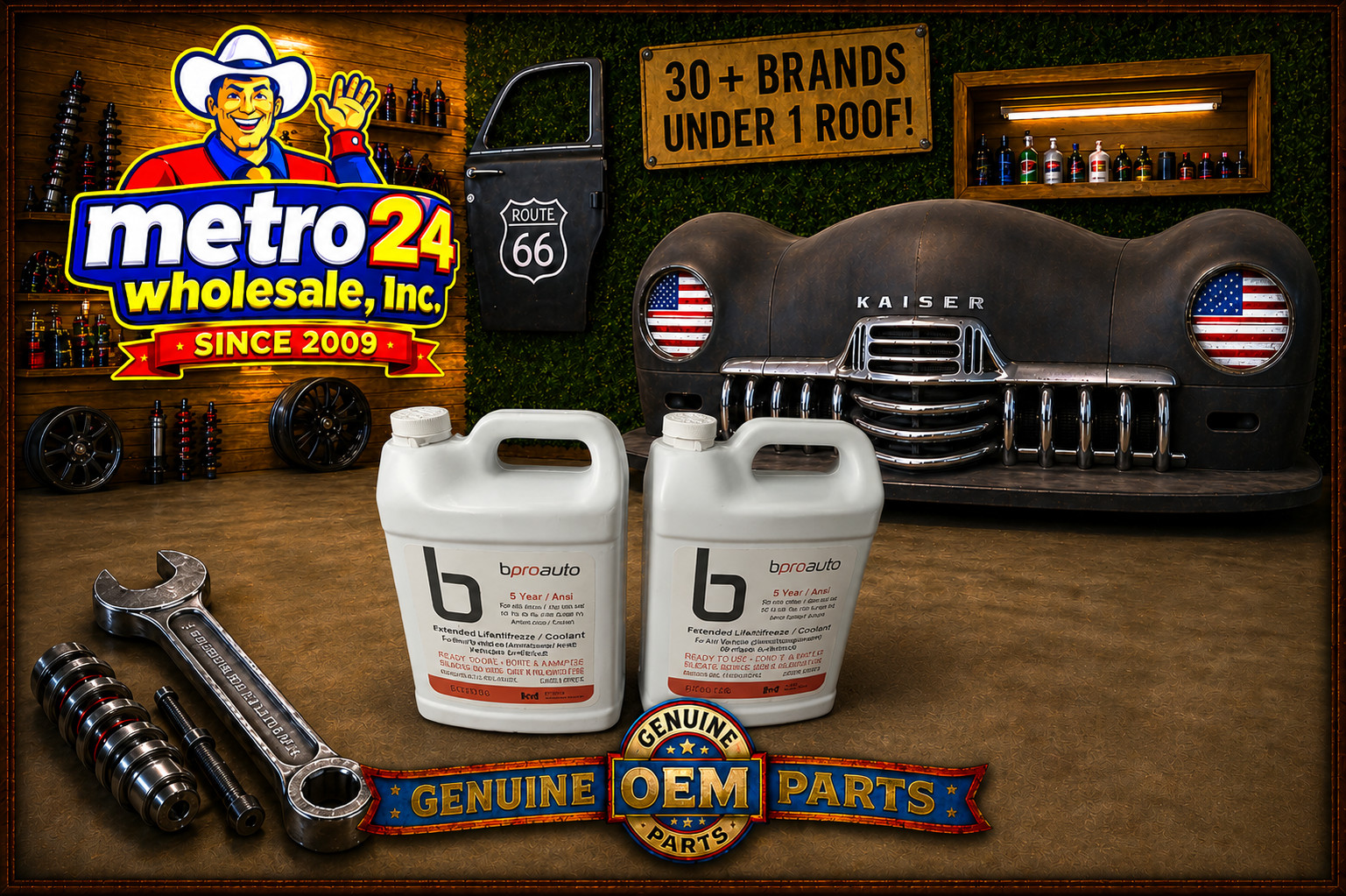 (2) Genuine Mopar bproauto 1BP01483AA Coolant – same as dealer OEM