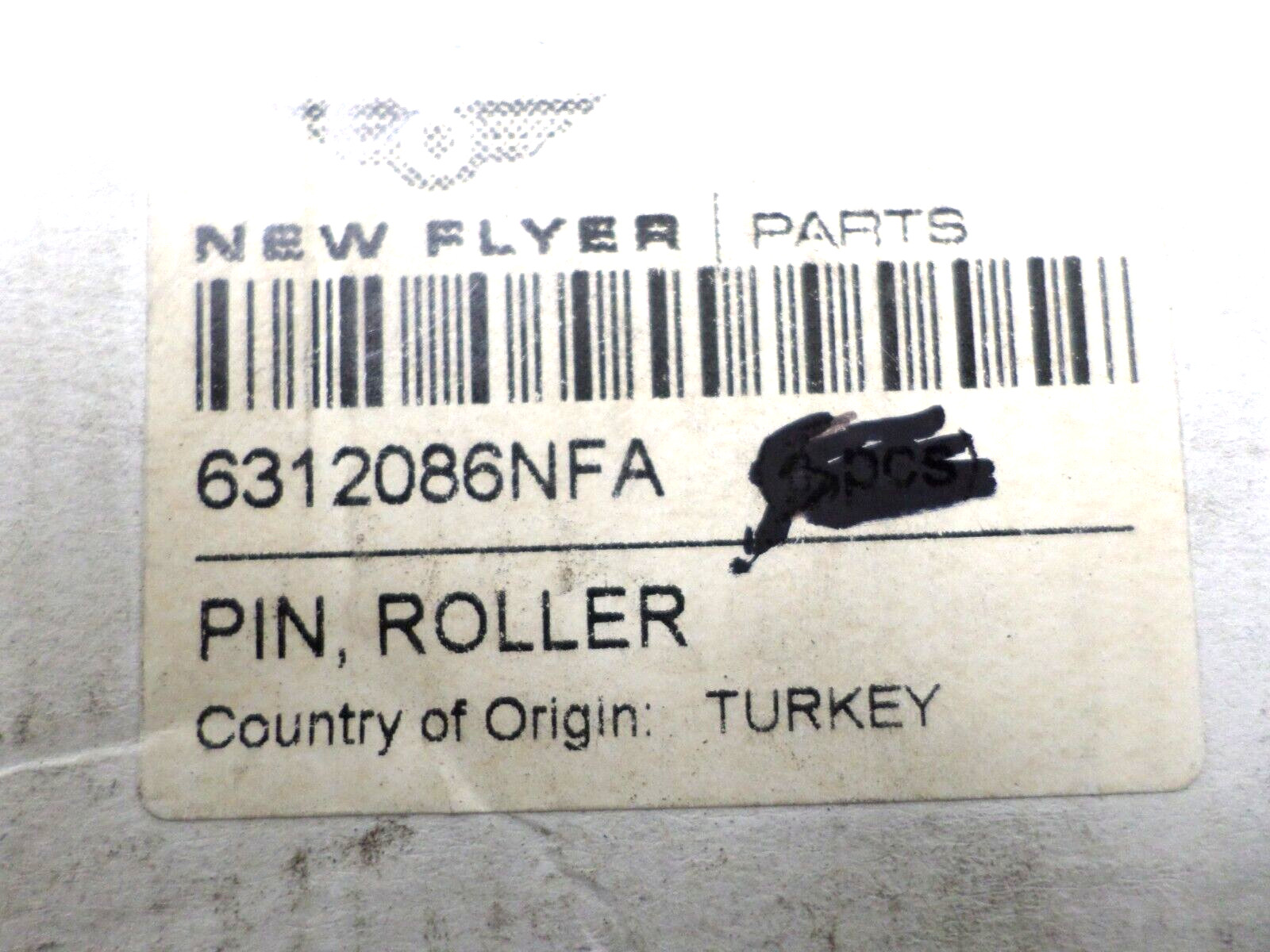 Lot of 2 – New Flyer Kinetik 6312086NFA Rolller Pins