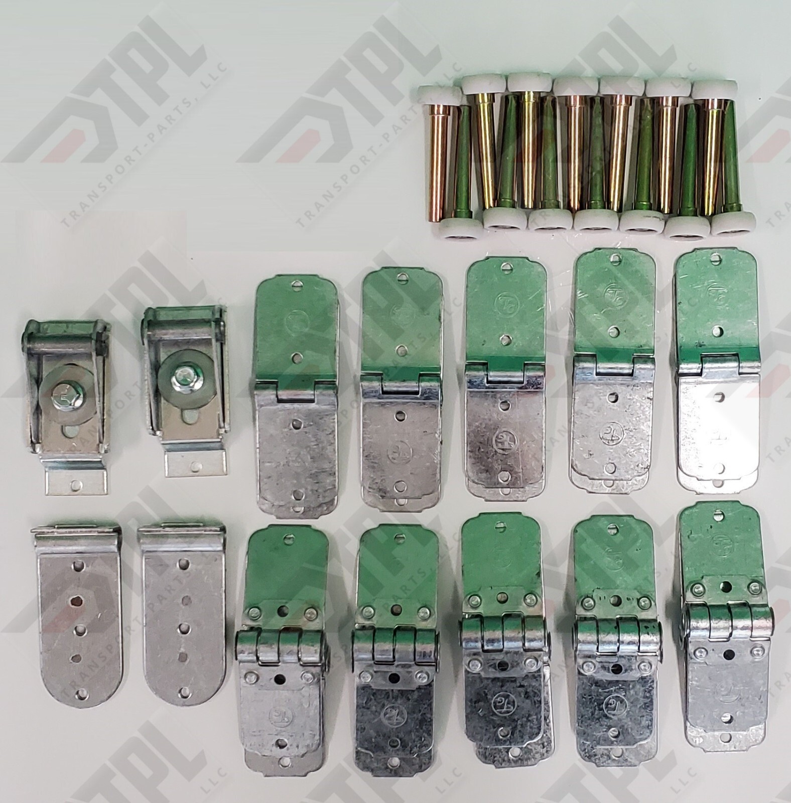 38 Pack Todco Door 6 Panel Repair Kit ALL Hinges 1″ NYLON Rollers whiting morgan