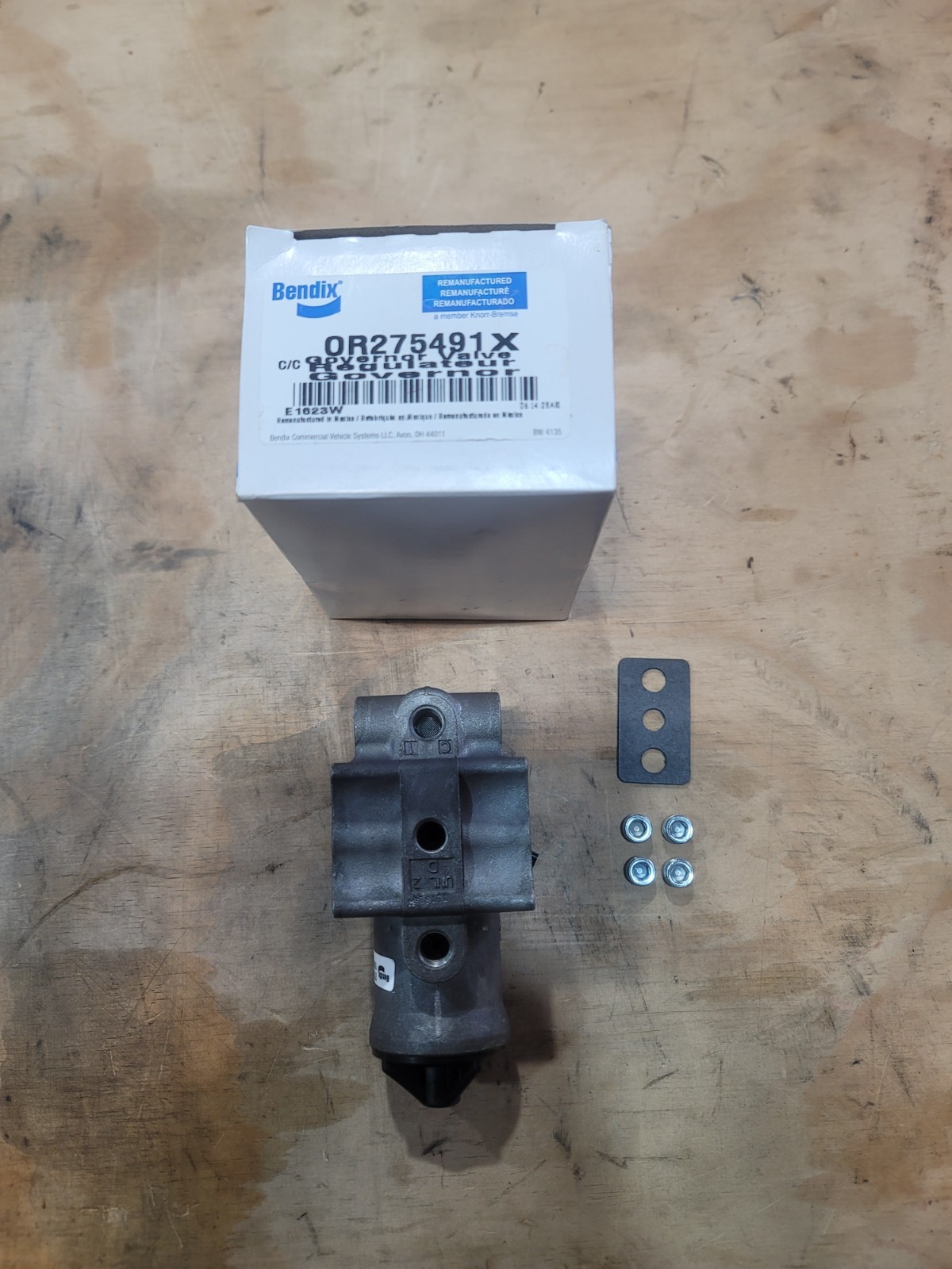 BENDIX D-2 CORELESS GOVERNOR VALVE – PN: OR275491X (REMANUFACTURED)