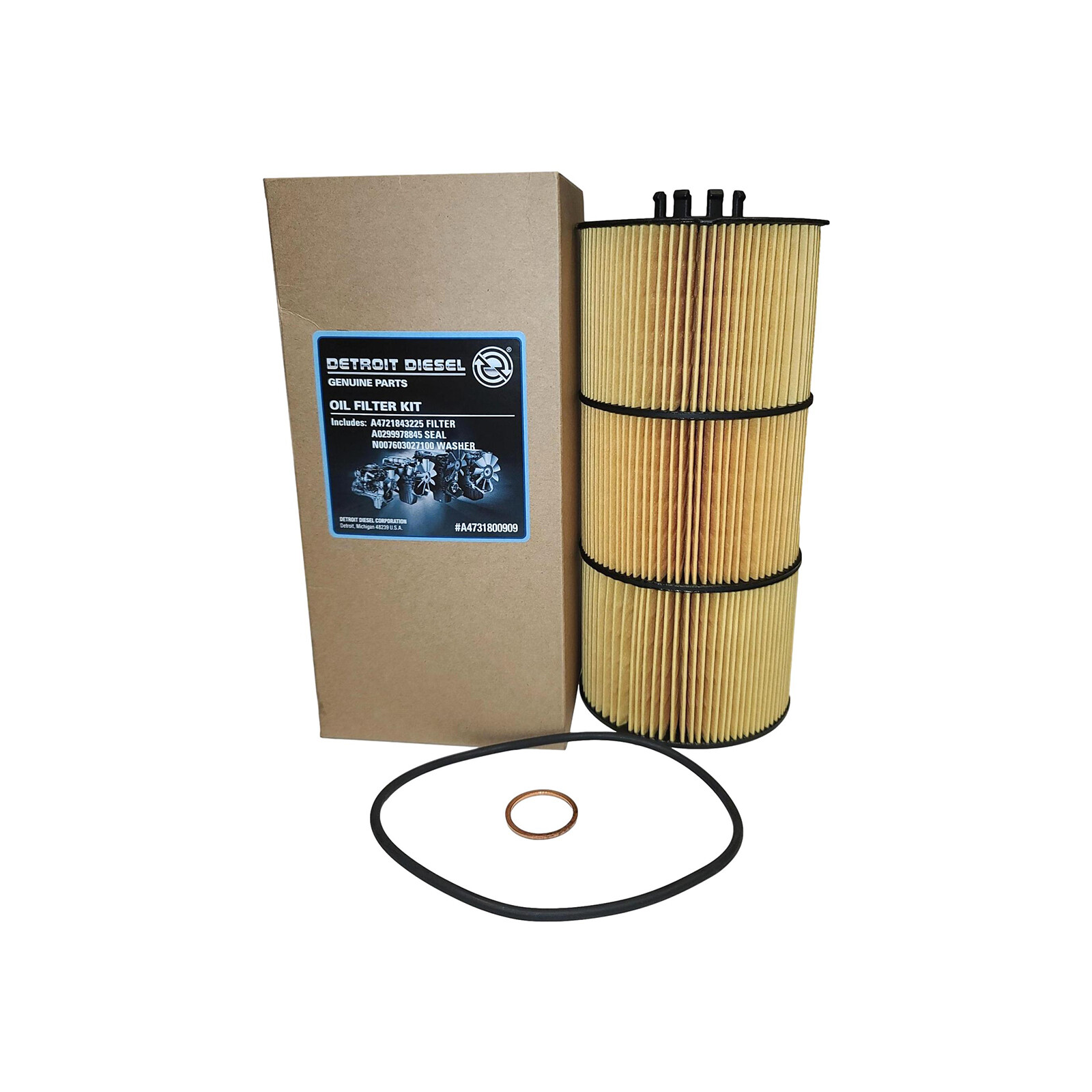 Genuine DETROIT OIL FILTER A4731800909 A4731800409
