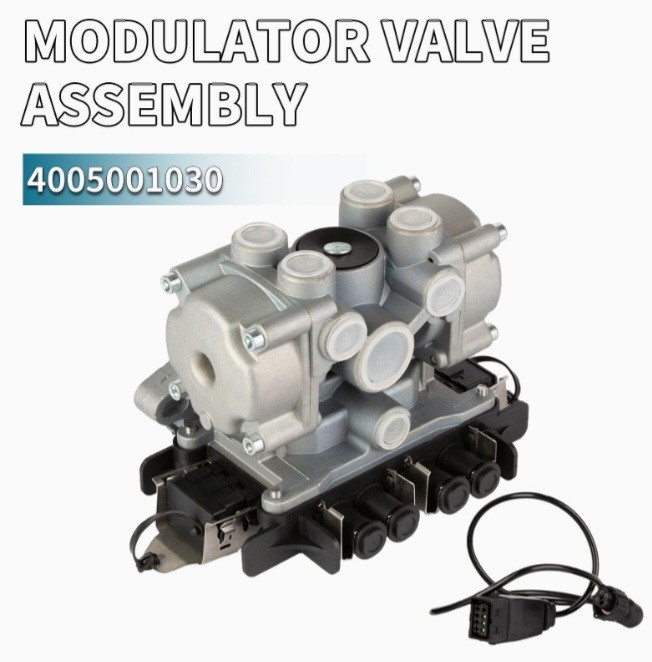 ABS ECU/Valve Assy TCS 2 Trailer 4S/2M Metric Thread For Meritor S4005001037
