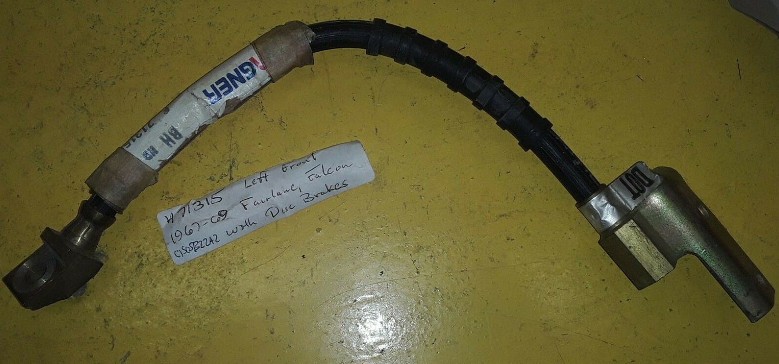 WAGNER LF BRAKE HOSE FOR FORD 1967-69 FALCON FAIRLANE F71315