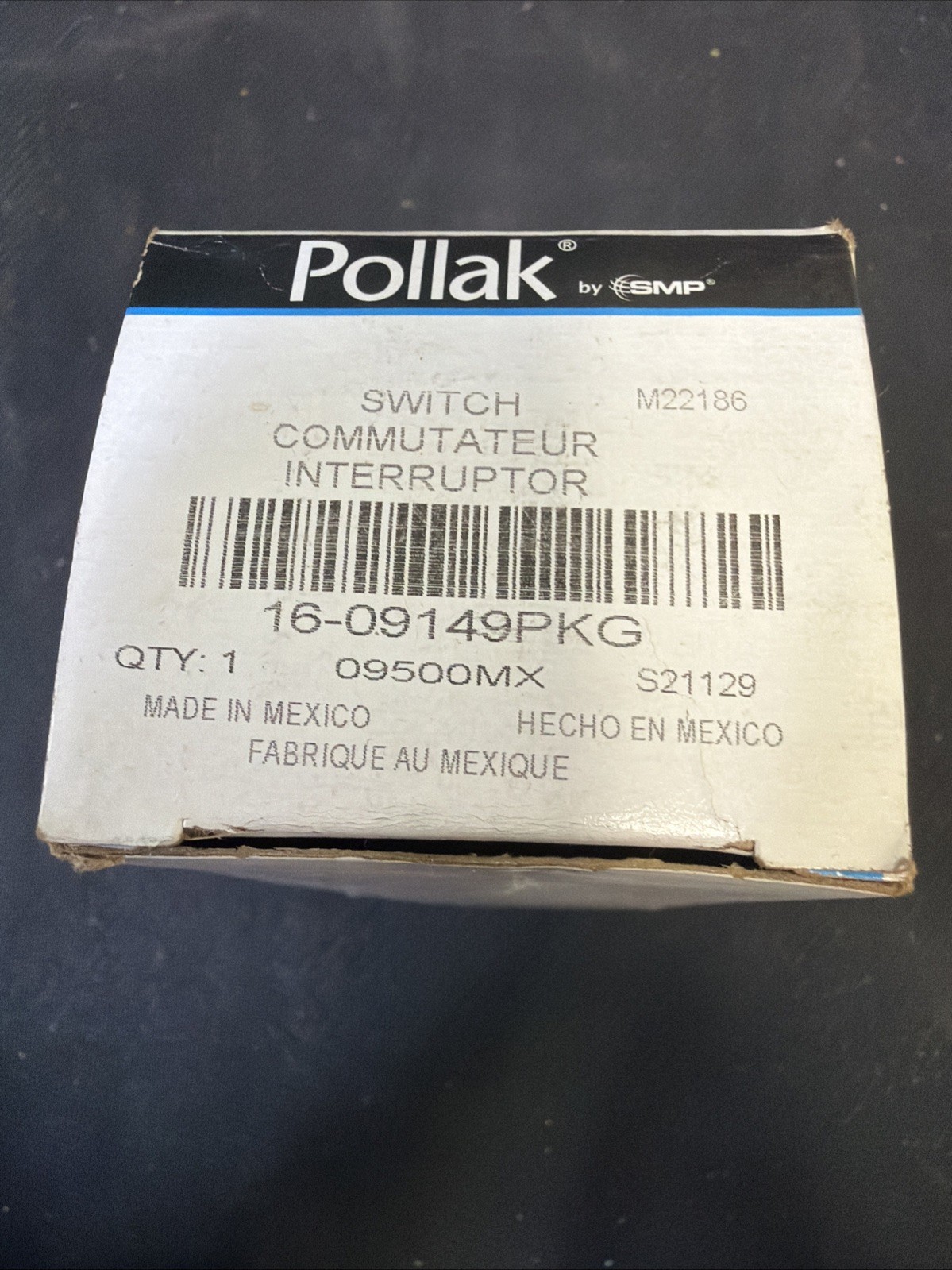 16-09149PKG Genuine Paccar Peterbilt Ignition Switch Black OEM – New