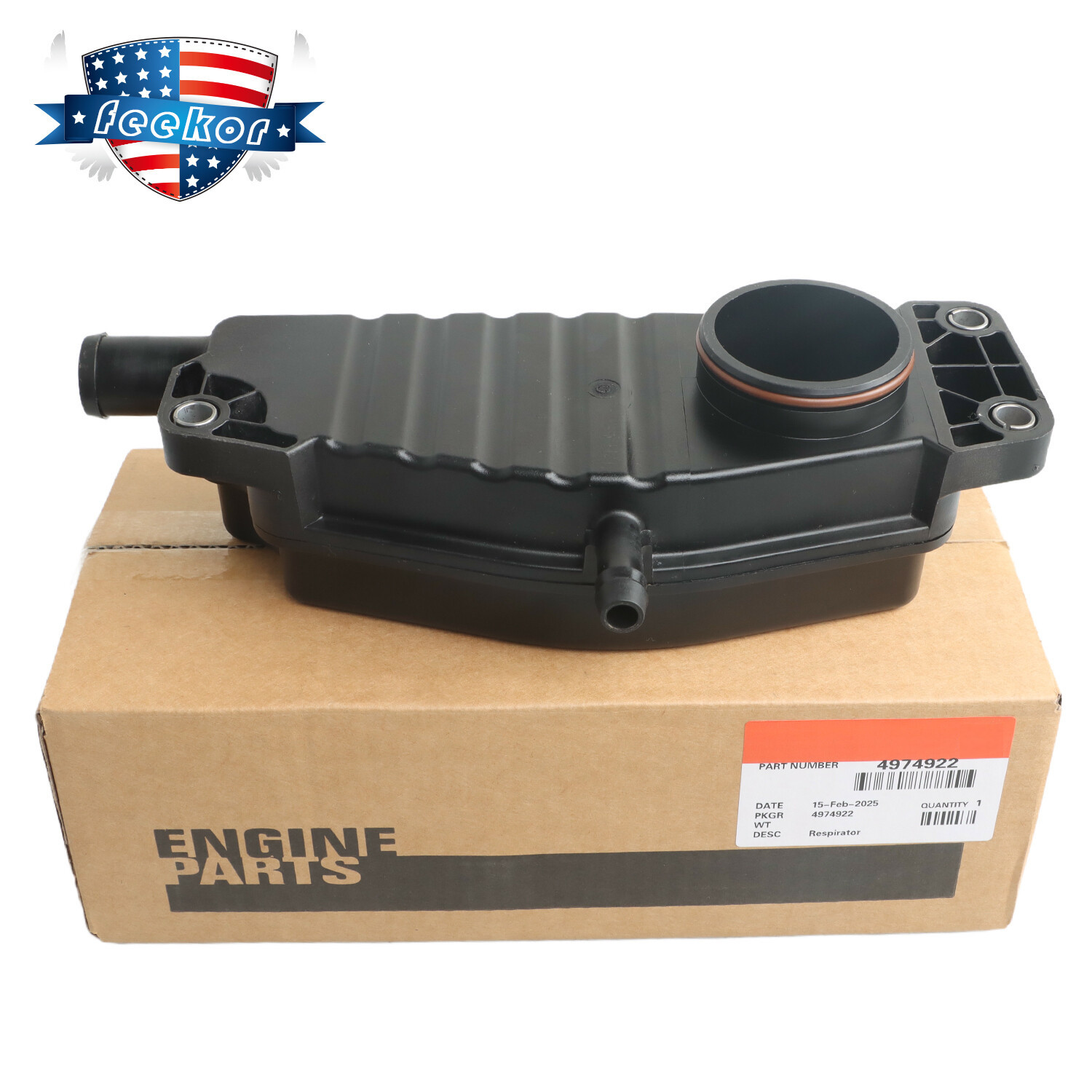 New Crankcase Breather for Cummins X15 XPI Engine for 5679573 5417366 Black US