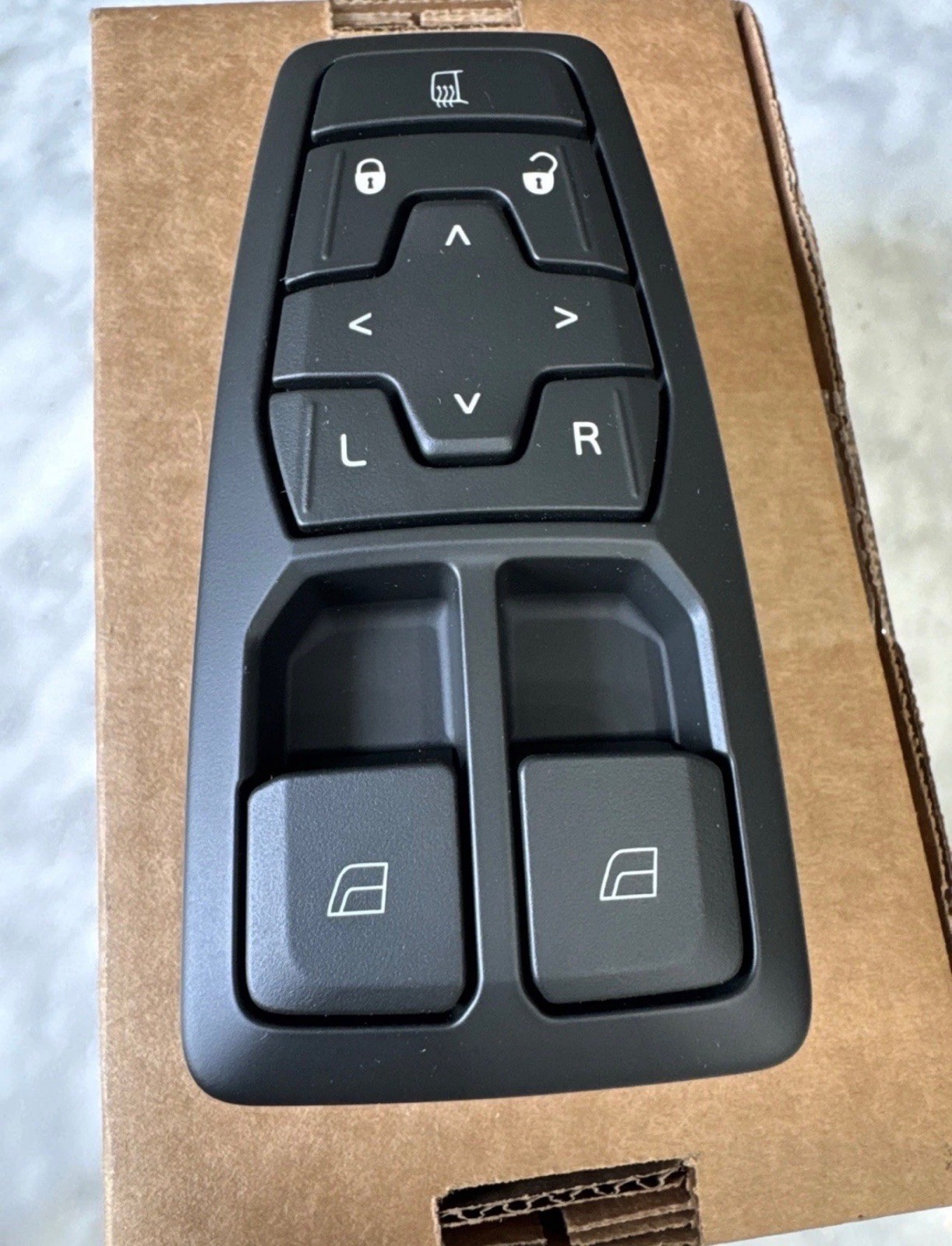 24533442 Genuine Volvo Part. Switch Driver,s Door ( Mirror, Heat, Locks )