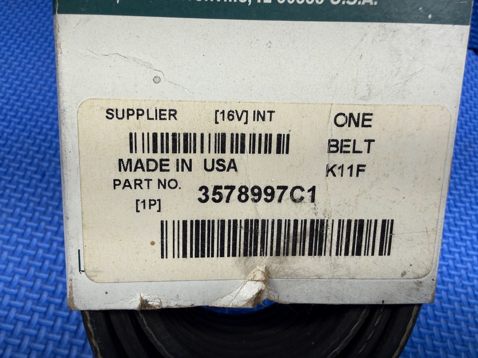 Fleetrite 3578997C1 International Navistar Heavy Duty Serpentine Drive Belt