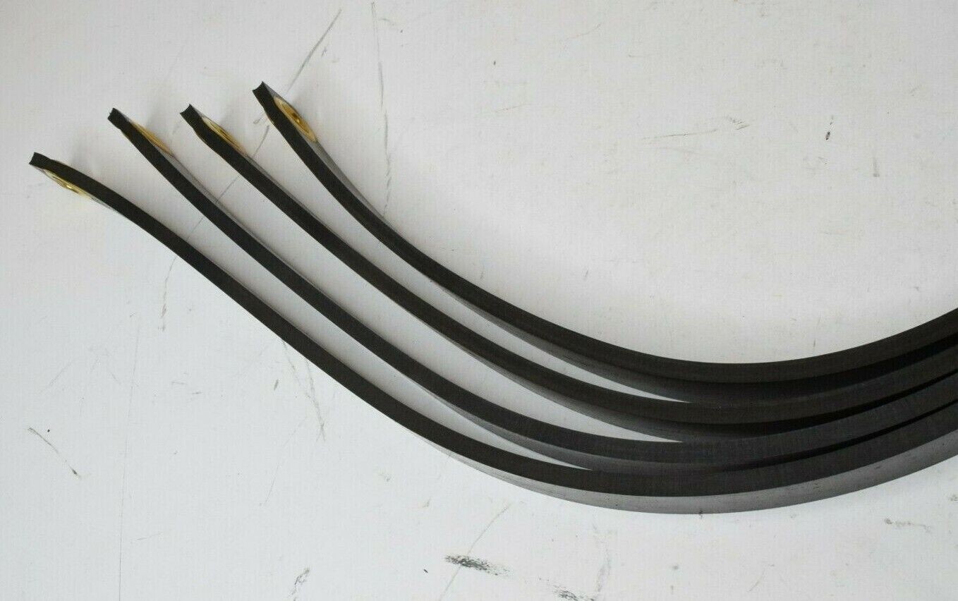Midwest Bus Corporation 30″ Long .25″ Wide Rubber Static Strap 128954 – Lot of 4
