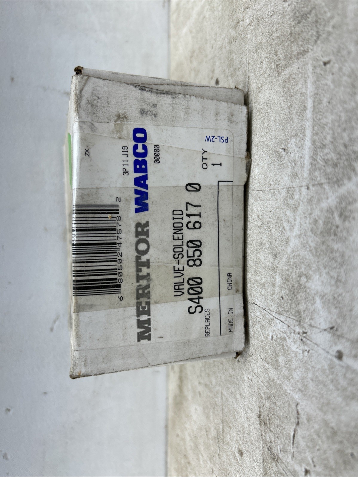 Genuine Meritor Wabco Valve Solenoid S400 850 617 0 (New Old Stock)