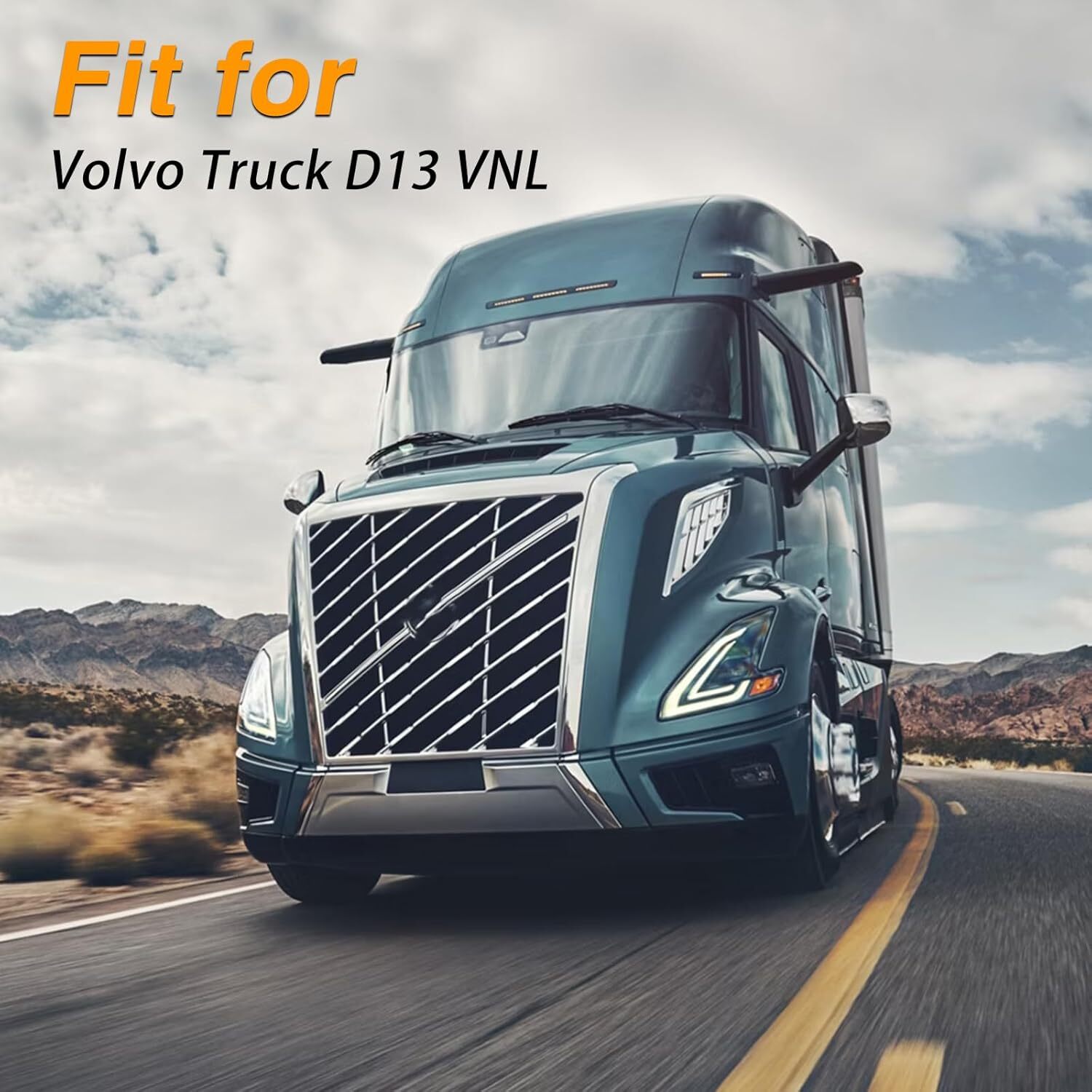 2x Bracket Cab Support Mount Plate Black Fit For Volvo Truck D13 VNL 20727214