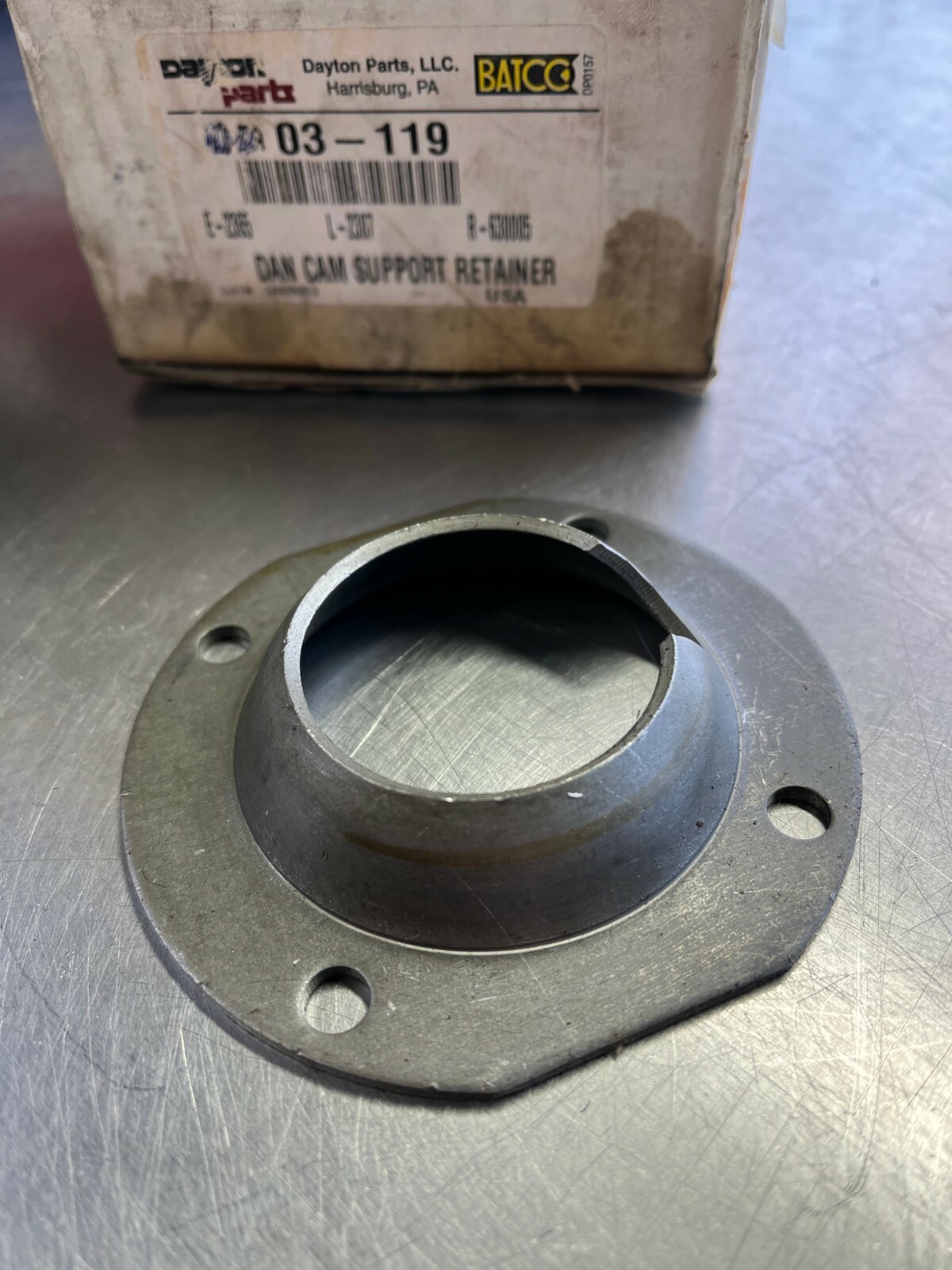 03-119 Dayton DAN CAM Support RETAINER Fits E2365 , L2387 , R630005