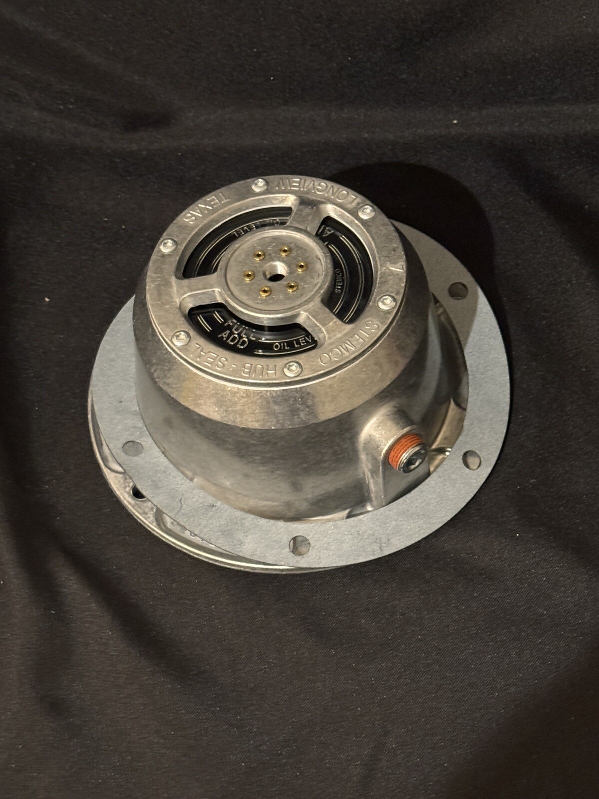 Stemco Genuine OEM 343-4372 Hub Cap w/ Pipe Plug