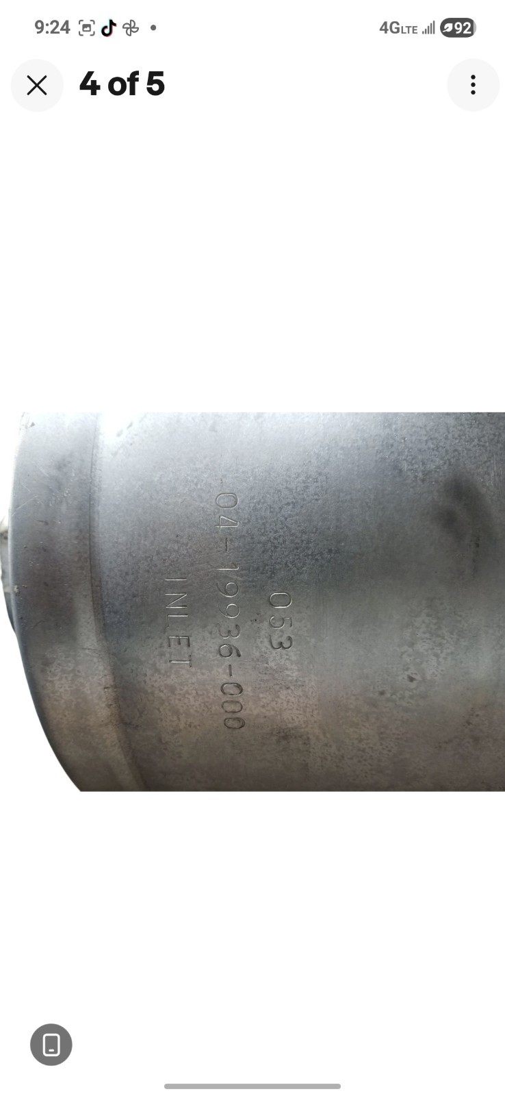 Freightlin Muffler 4″ Inlet Pipe- Horizontal, 11 In. Outer Diameter 04-19936-000