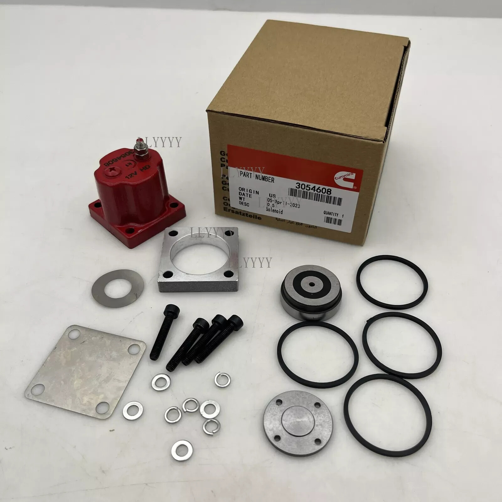 Fits For Cummins Fuel Shutoff Valve Kit 3054608 N14 PAI 180204 209940 Solenoid