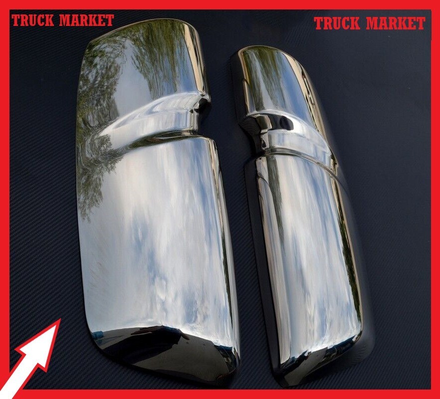 iveco S-WAY Mirror Cover CHROME Stainless Steel 2 Pieces.