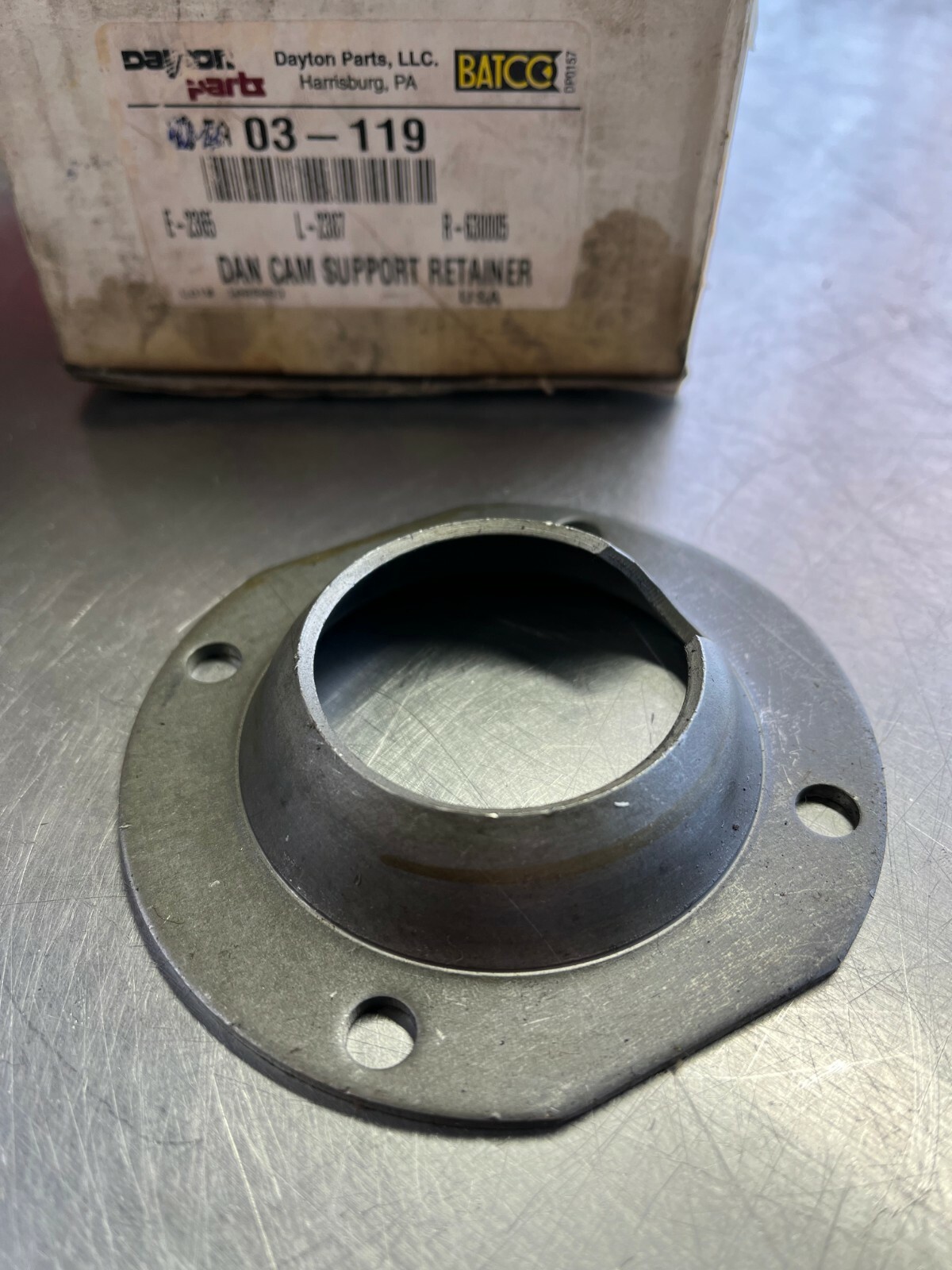 03-119 Dayton DAN CAM Support RETAINER Fits E2365 , L2387 , R630005