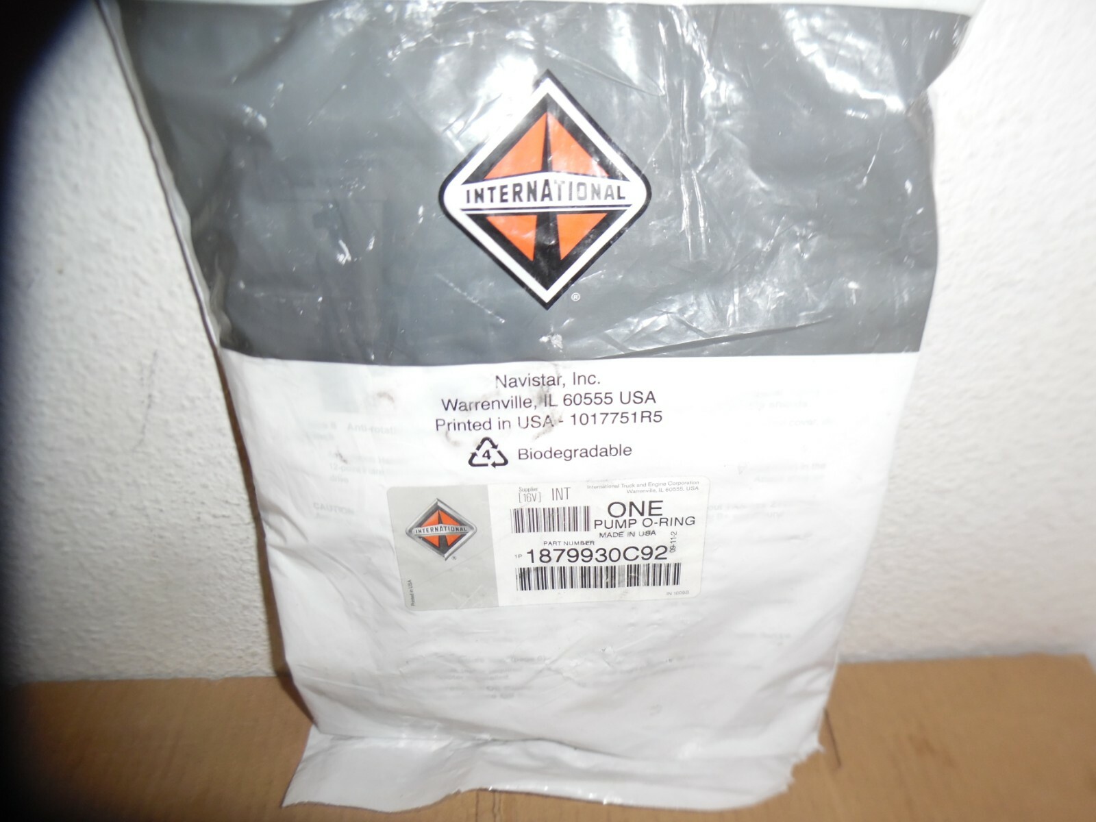 International 1879930C92 HIGH PRESSURE OIL PUMP O-RING KIT **Fast Shipping