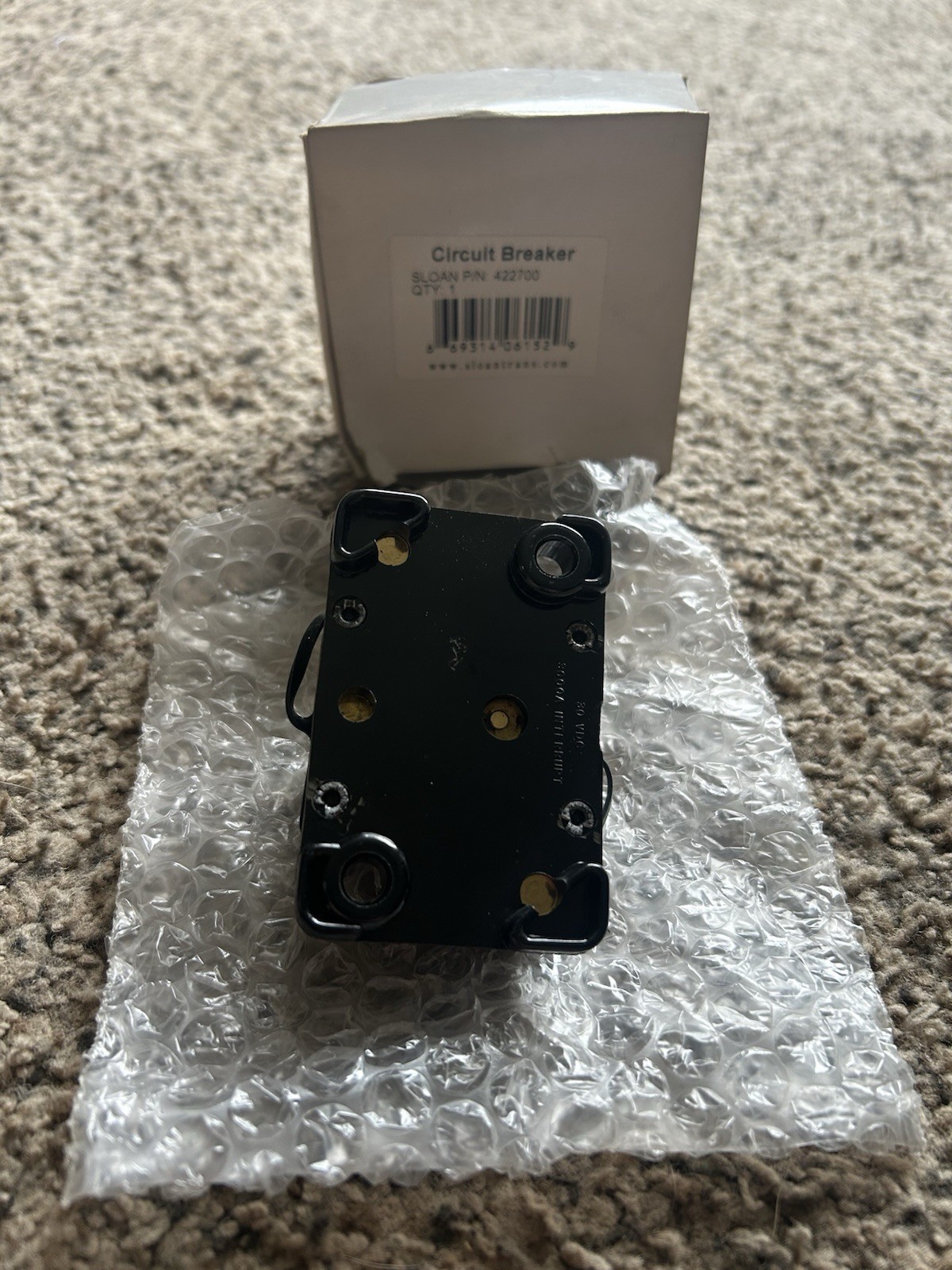 Tramec Sloan 422700 Surface Mount Circuit Breaker, 100 Amp