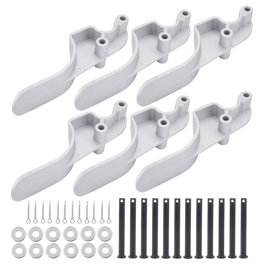 6 Pack Quick Release Upright Tarp Stop Replace Rusted Stops on Roll Tarp Systems