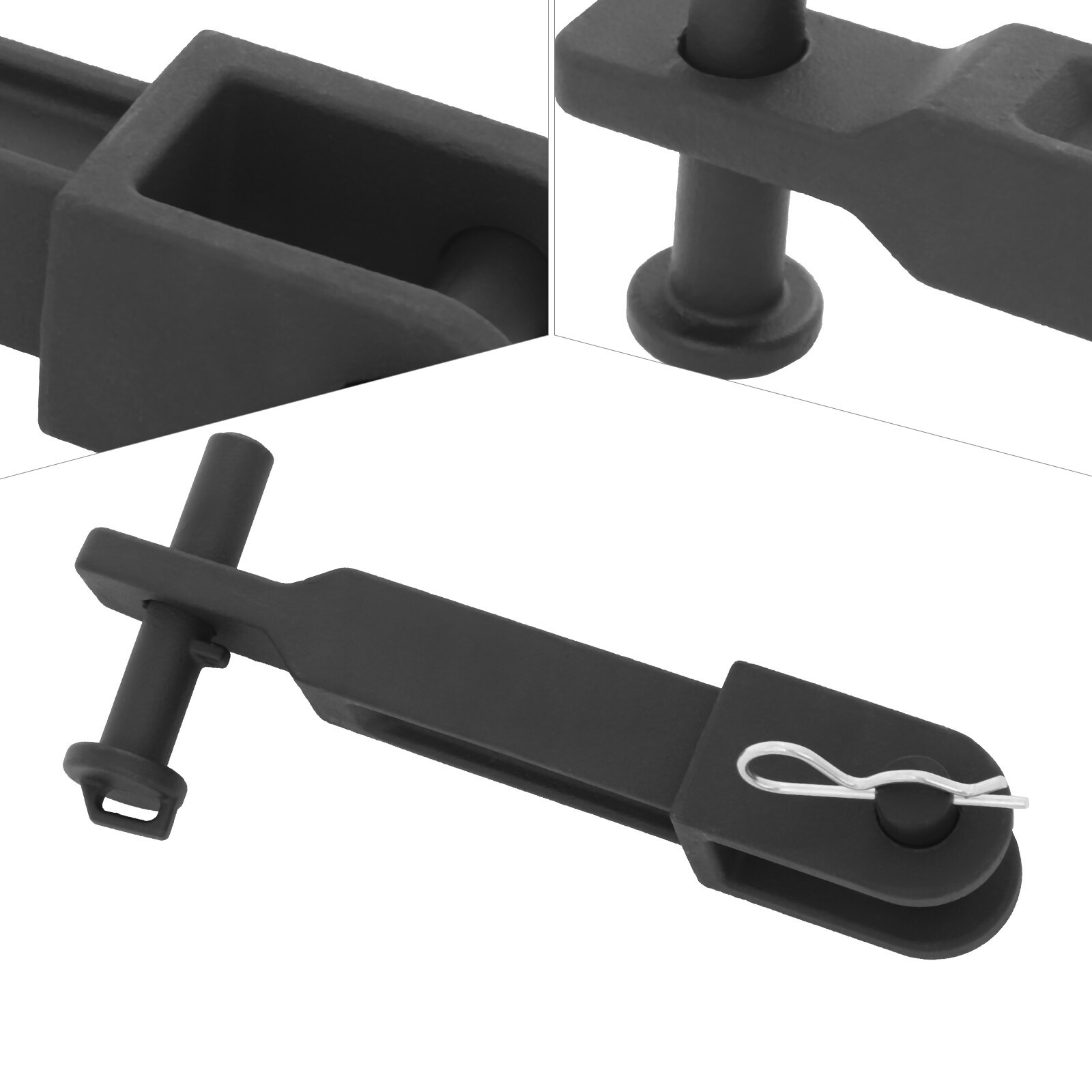 Premium Cast Iron Tow Hook With Pull Pin for Kenworth & Peterbilt Models