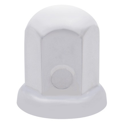 United Pacific 10081 Wheel Lug Nut Cover 33mm X 2 1/8″, Stainless, Standard, Wit