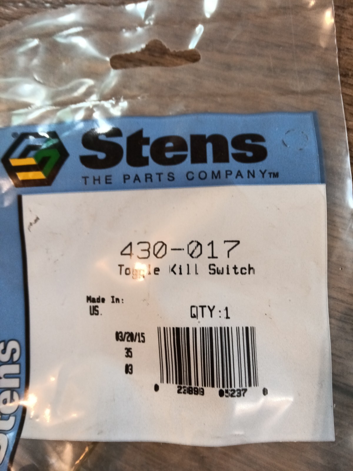 Stens Toggle Kill Switch / 430-017