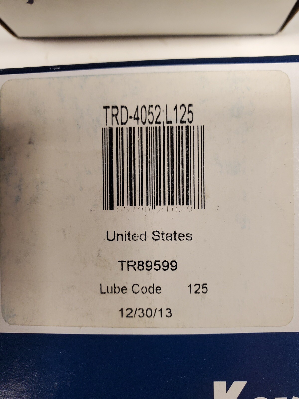 Koyo Bearings TRD-4052-L125 Thrust Bearing Washer