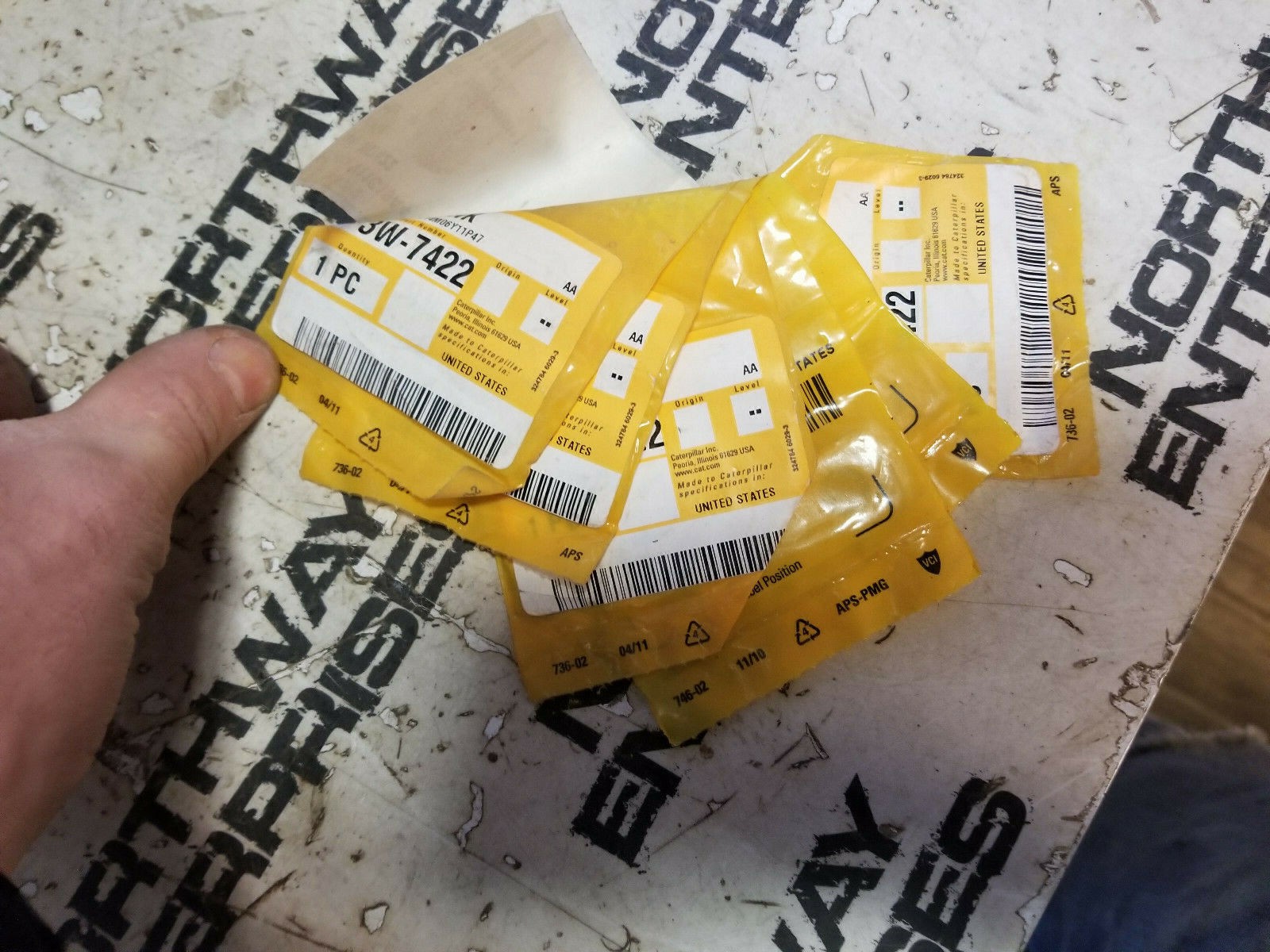 3W-7422 CATERPILLAR LINK LOT OF 6 PIECES