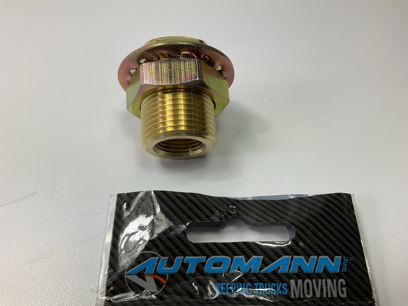 Automann 177.4003 3/8″ Female Bulkhead Frame Fitting 1″-14 Thread 1-5/16″ Long