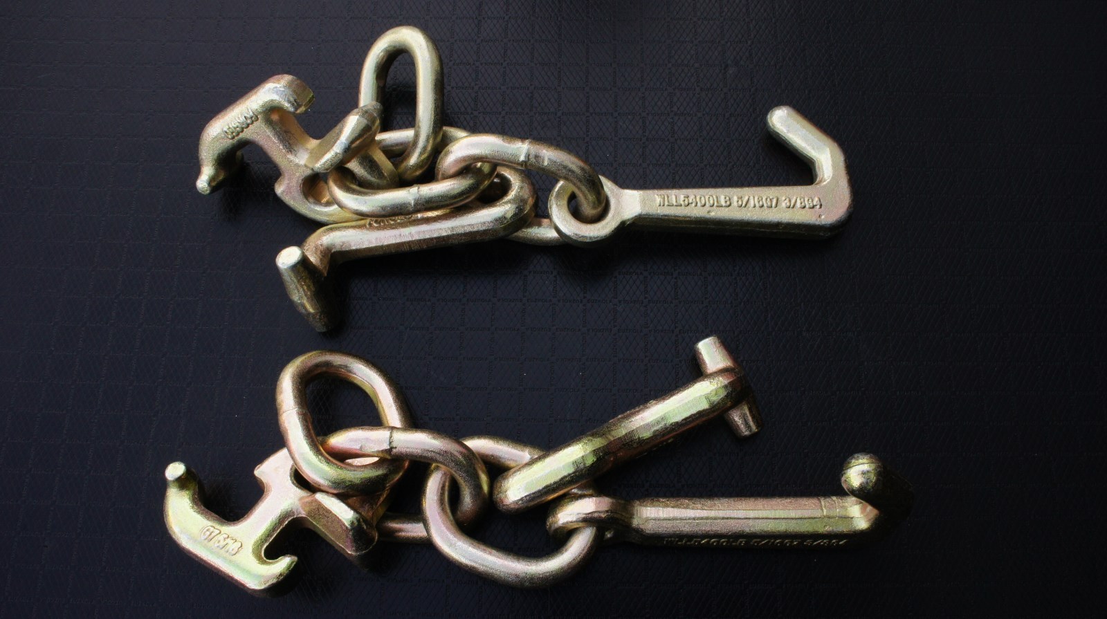 2 RTJ Cluster Hooks Wrecker Tow Truck Towing Car Hauler Trailer Auto Body Hook