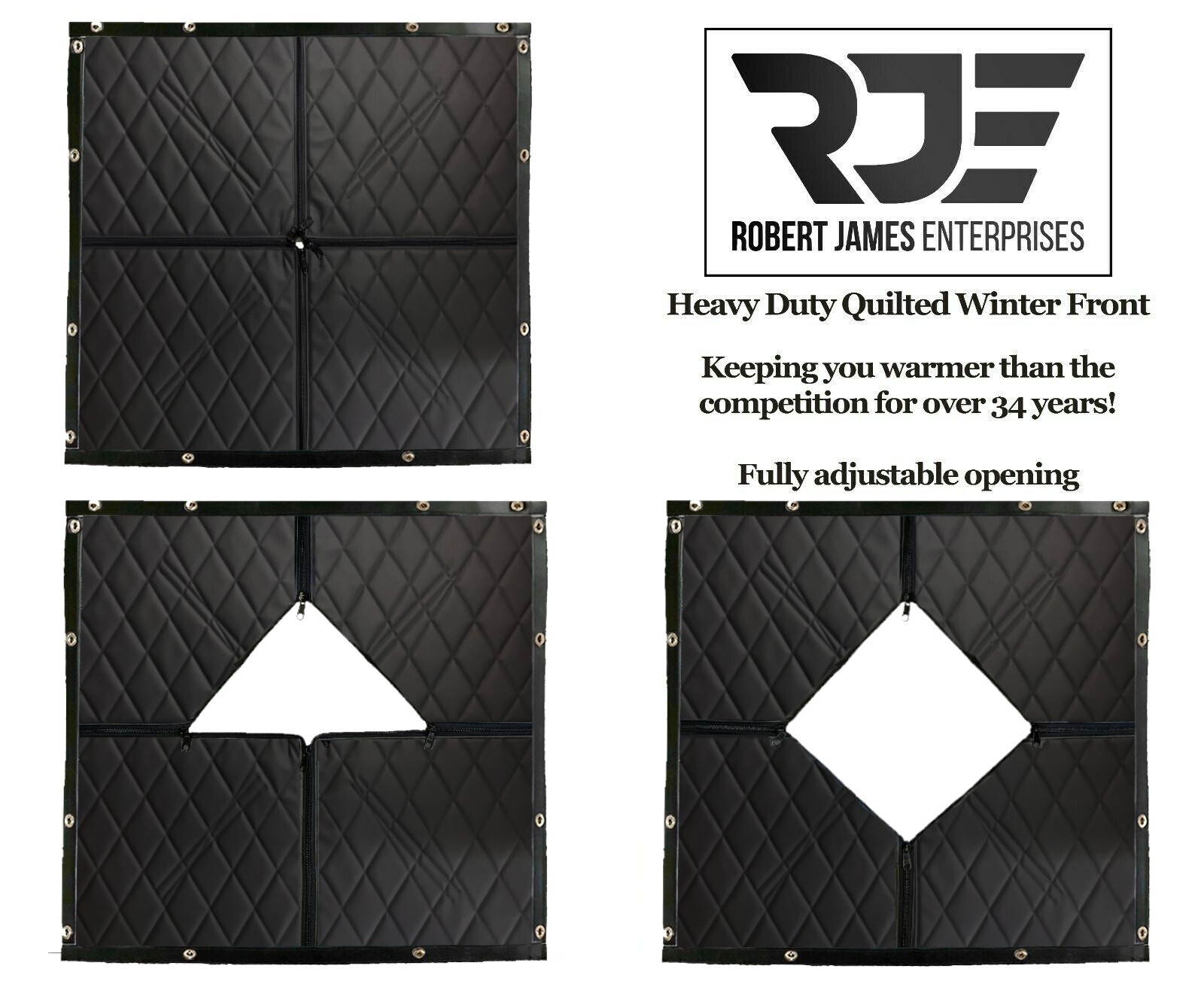 Kenworth W900B Premium Quilted Winter Front
