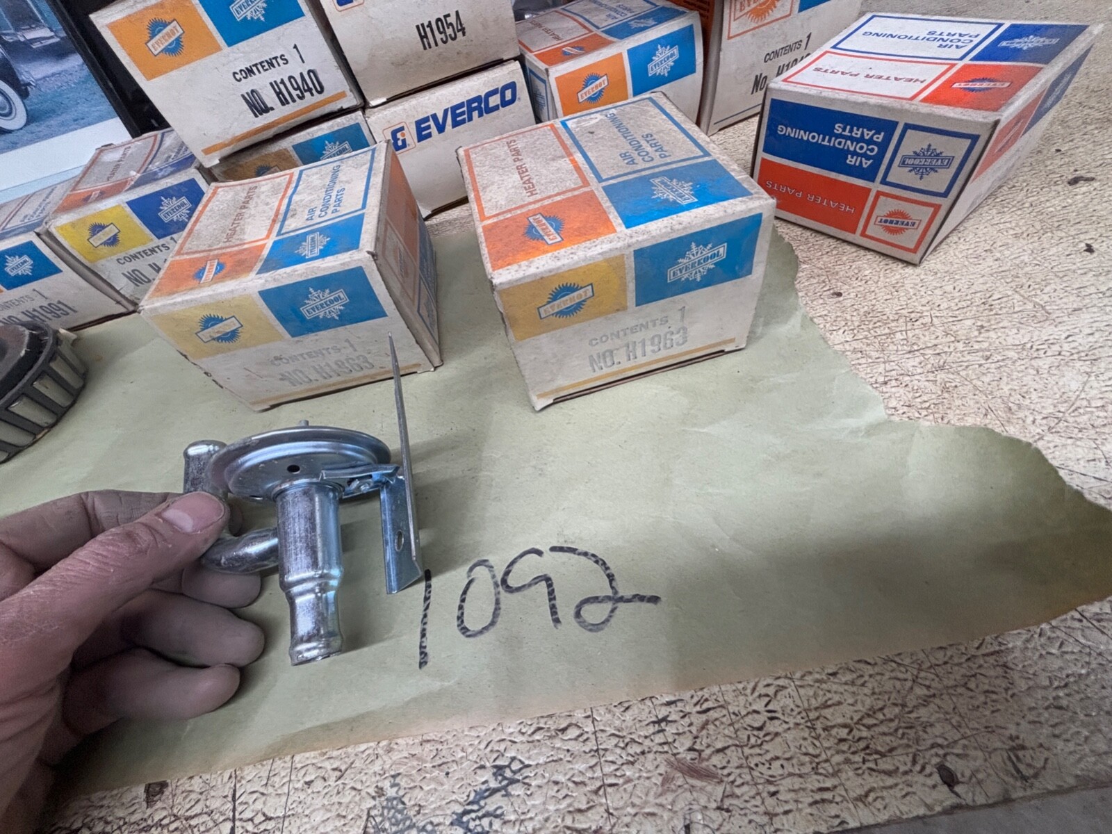 EVERCO H1963 HEATER CONTROL VALVE “”READ THE LISTING”” 9W LOT OF 1 VALVE