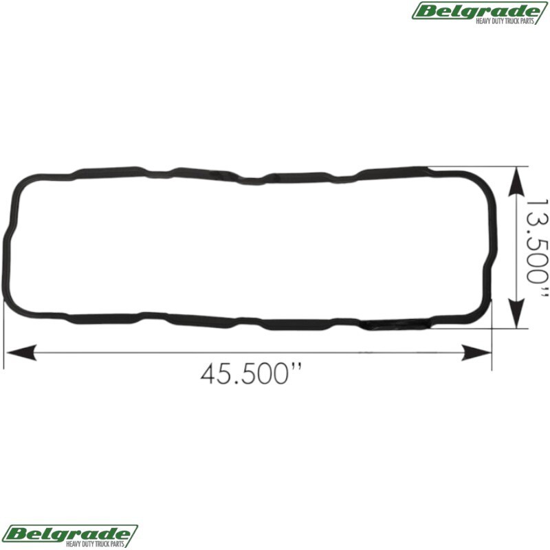 M75946 Oil Pan Gasket Paccar MX13 Replaces 1925946 1743102PE 1925946PE