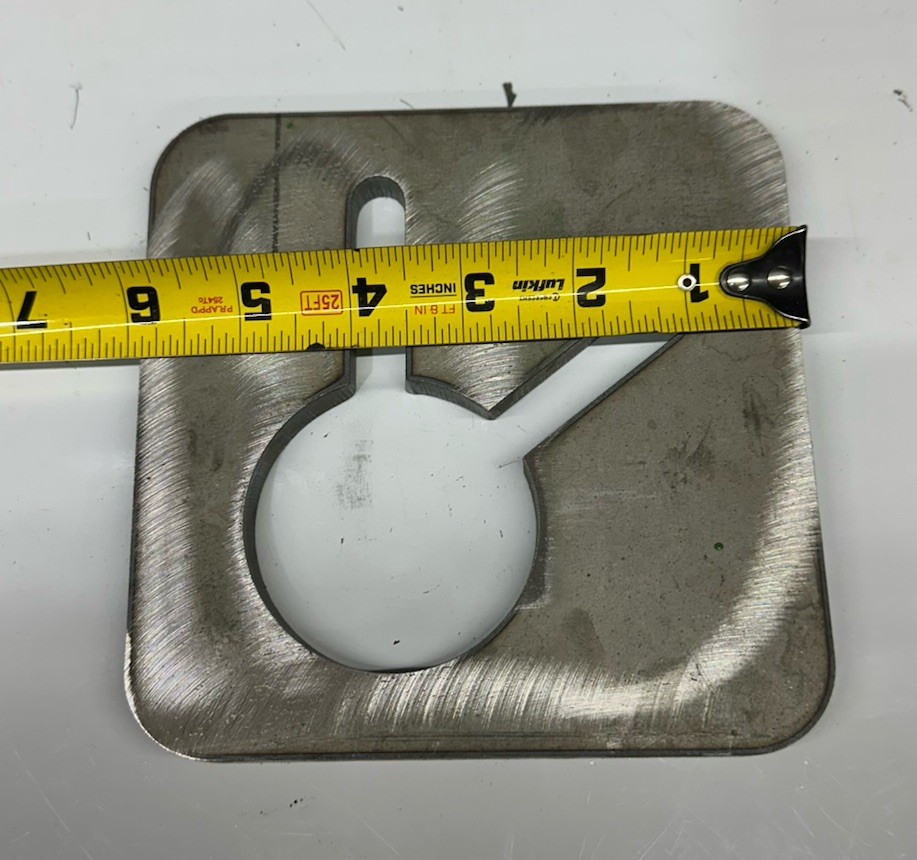 Banjo Eye Weld On Two Slot 3/8 Chain Truck Trailer 6×6 3/8 plate