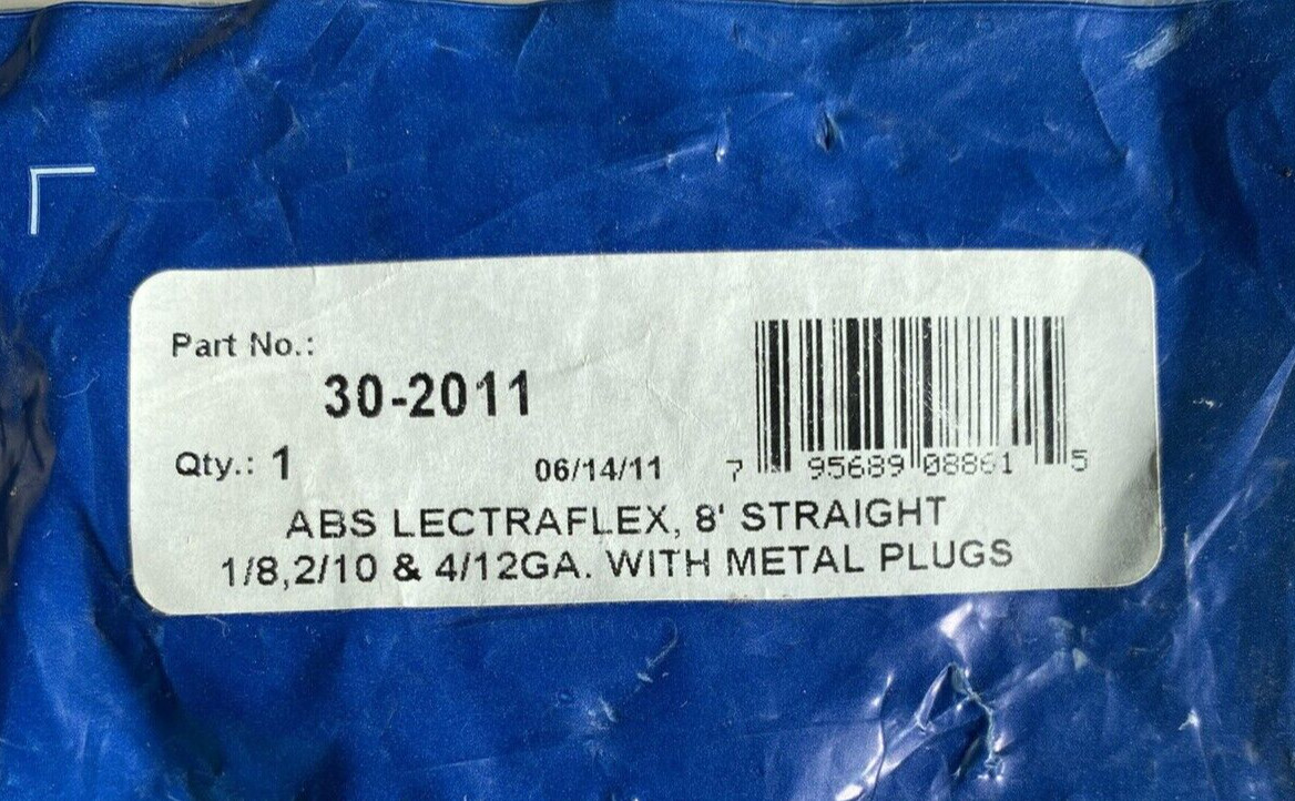 Phillips 30-2011 ABS LECTRAFLEW 8′ STRAIGHT w/ METAL PLUG