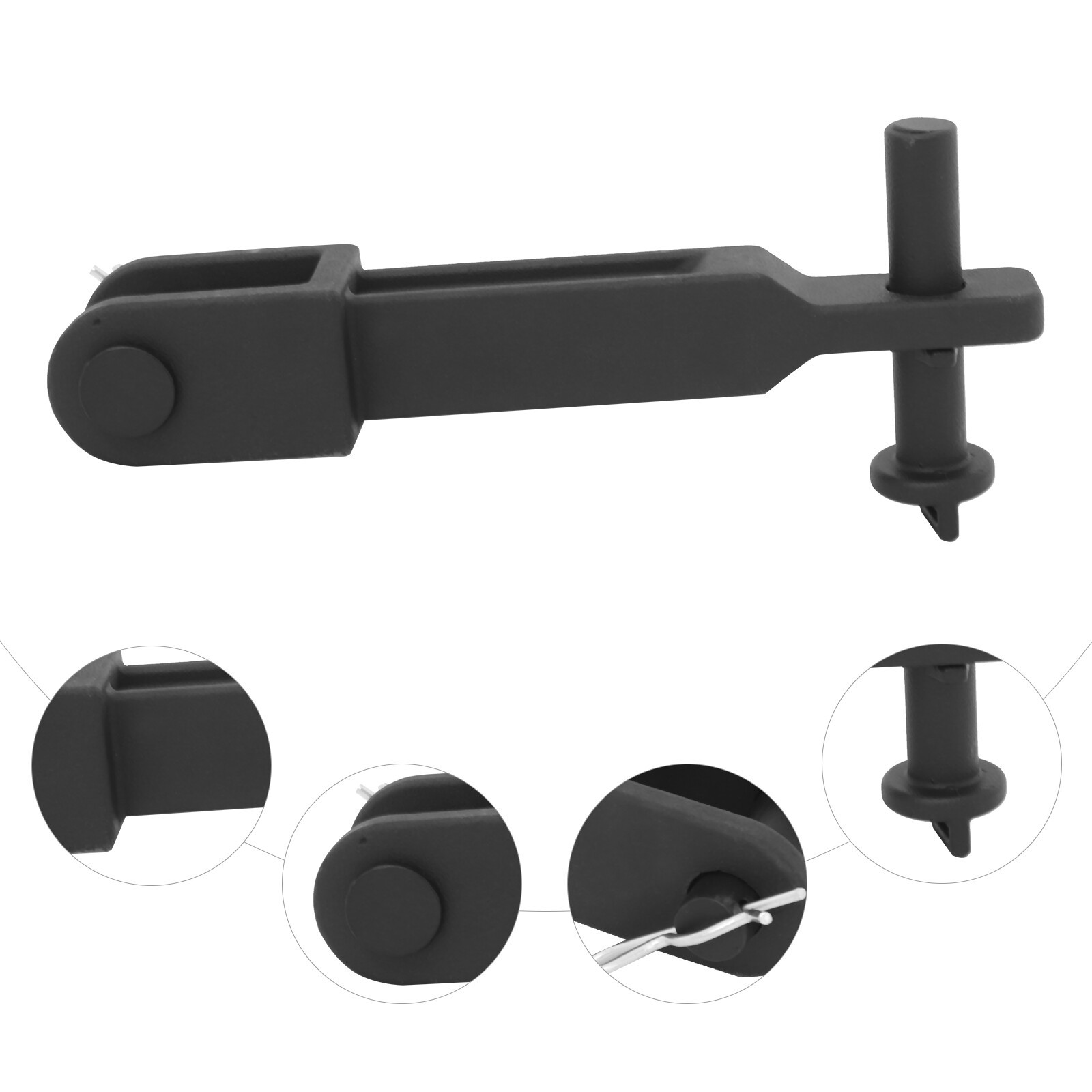 Premium Cast Iron Tow Hook With Pull Pin for Kenworth & Peterbilt Models